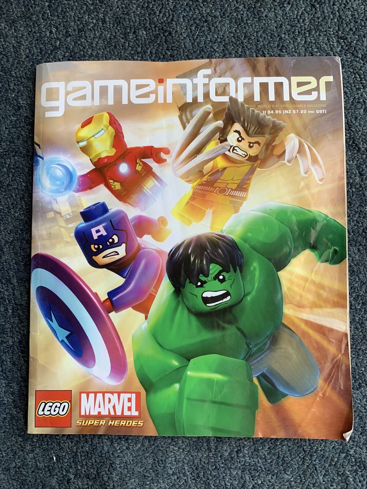 4x Game Informer Magazines Top 50 Games 2012, Witcher 3, Lego Marvel, COD