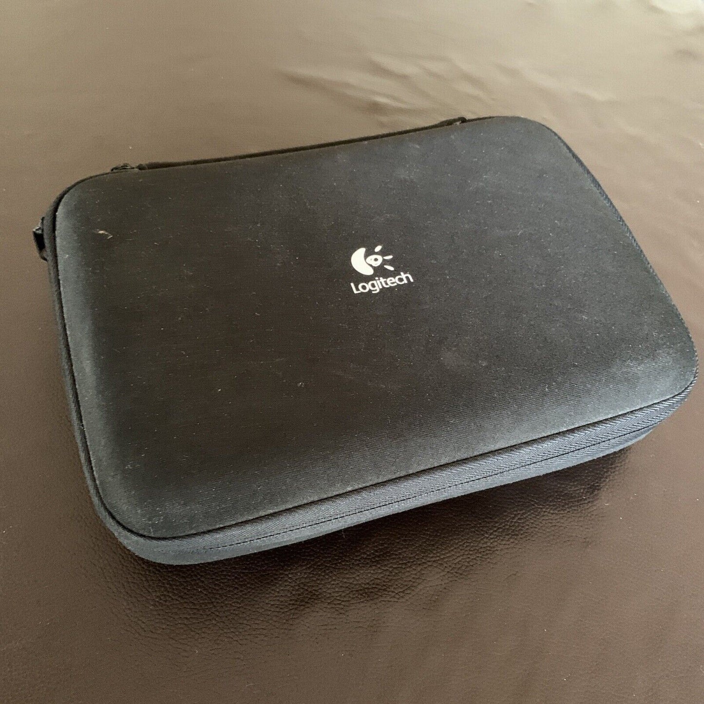 Logitech V20 USB Powered Notebook Laptop Portable Speakers Travel Case