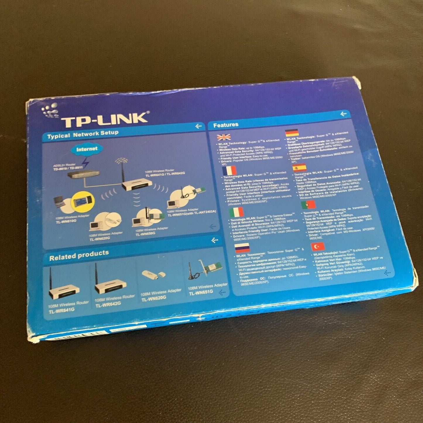 TP-LINK 108M Wireless CardBus PCMCIA Adapter