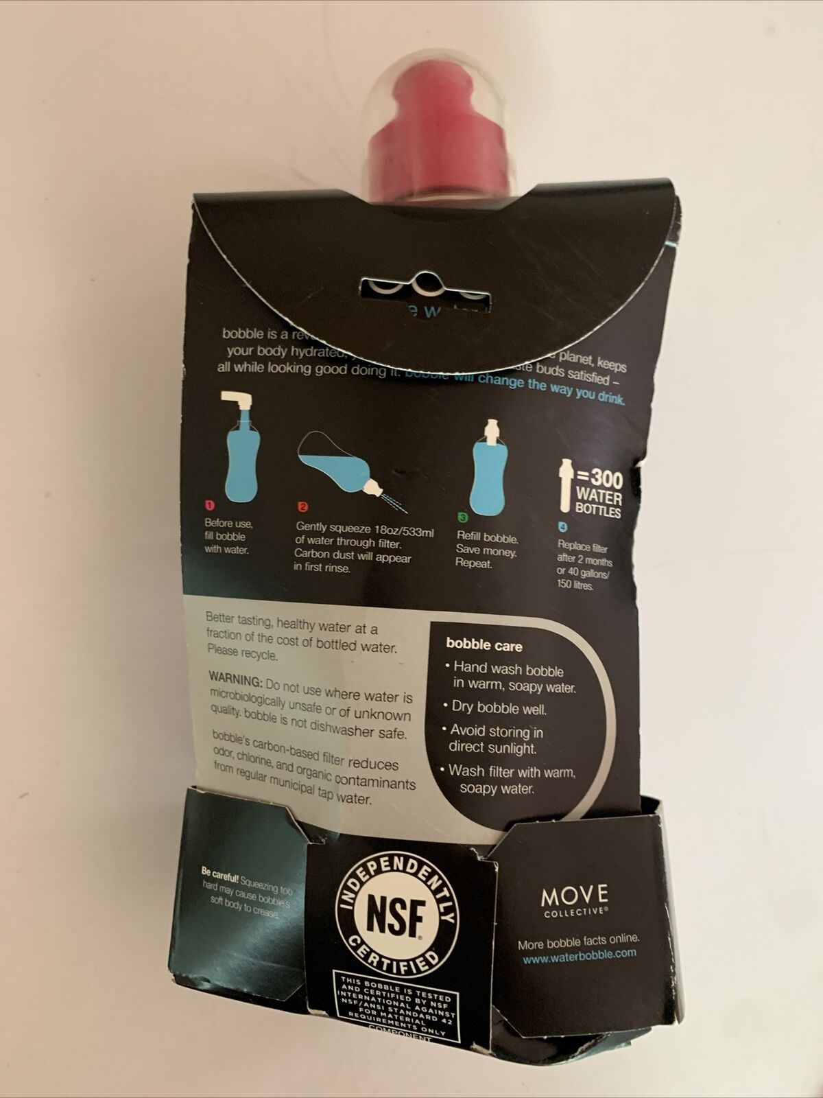 Bobble Water Bottle 550 ml NEW