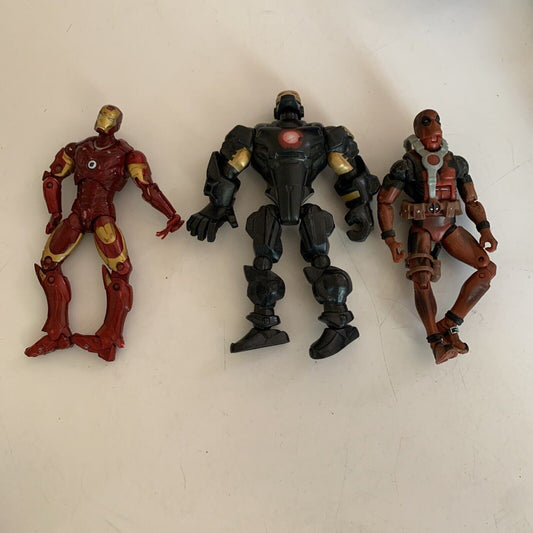 2x Iron Man + Deadpool Action Figure 6" 15cm