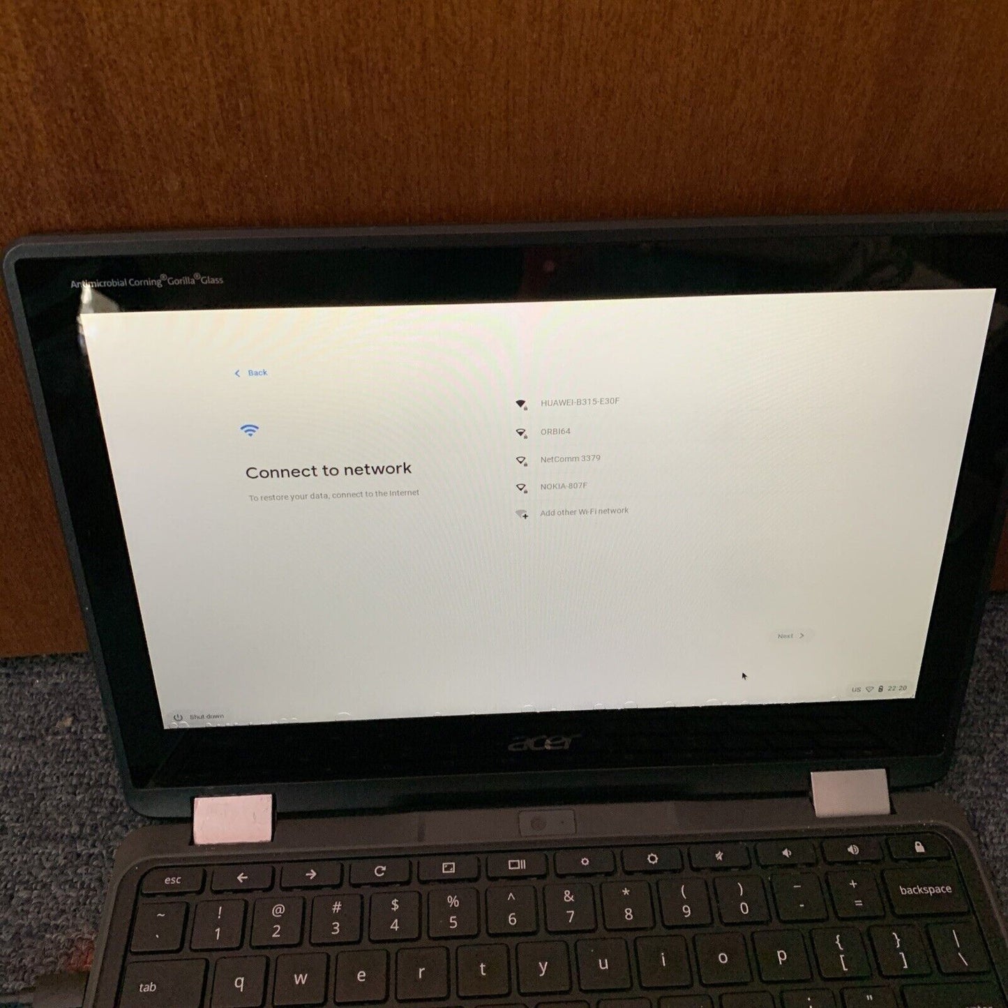Acer N16Q14 Chromebook R751T 11.6" Touch Intel Celeron N3350 4GB Memory 32GB SSD