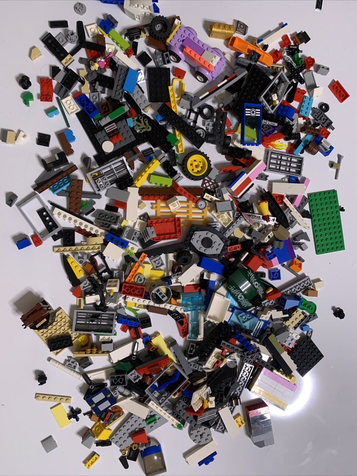 Genuine Bulk Lego Technic Wheels Propeller City Treads Mix 960g