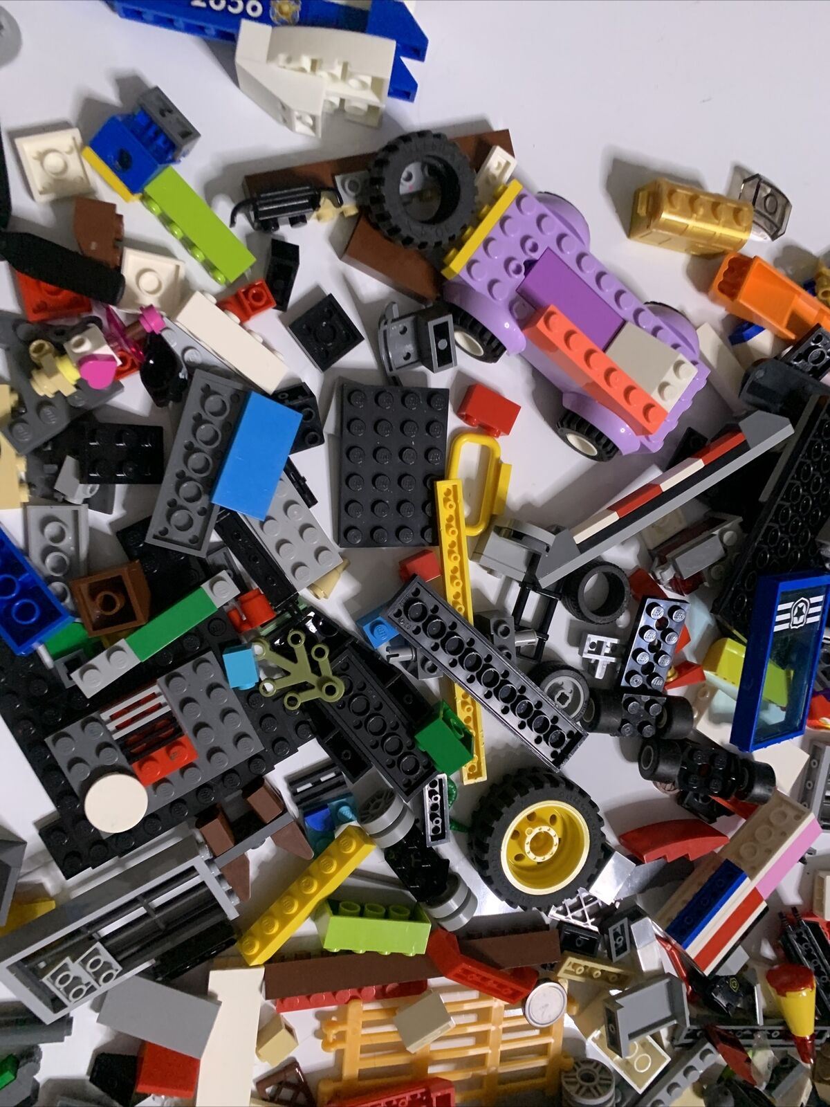 Genuine Bulk Lego Technic Wheels Propeller City Treads Mix 960g