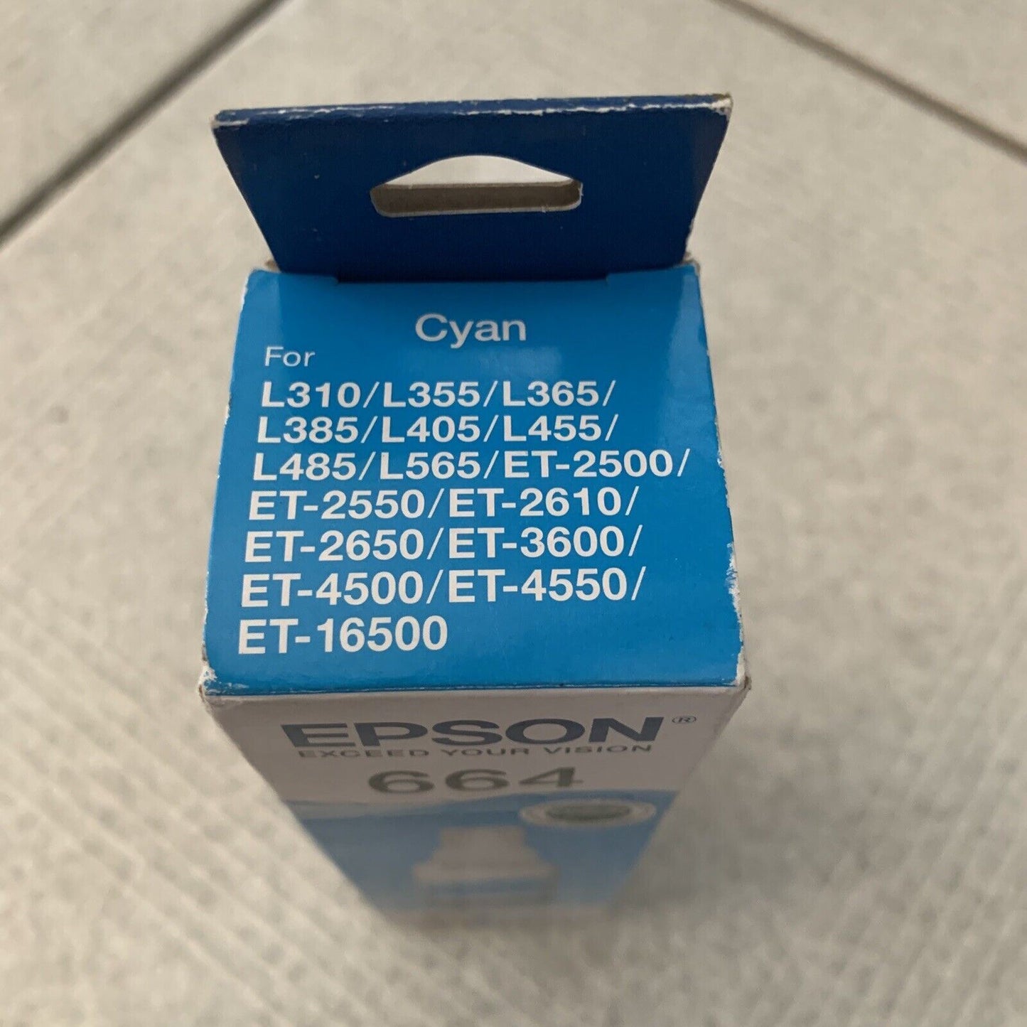 Epson T664 EcoTank Cyan Ink Bottle EPSON ET2500,EPSON ET2550,EPSON ET4500,EPSON