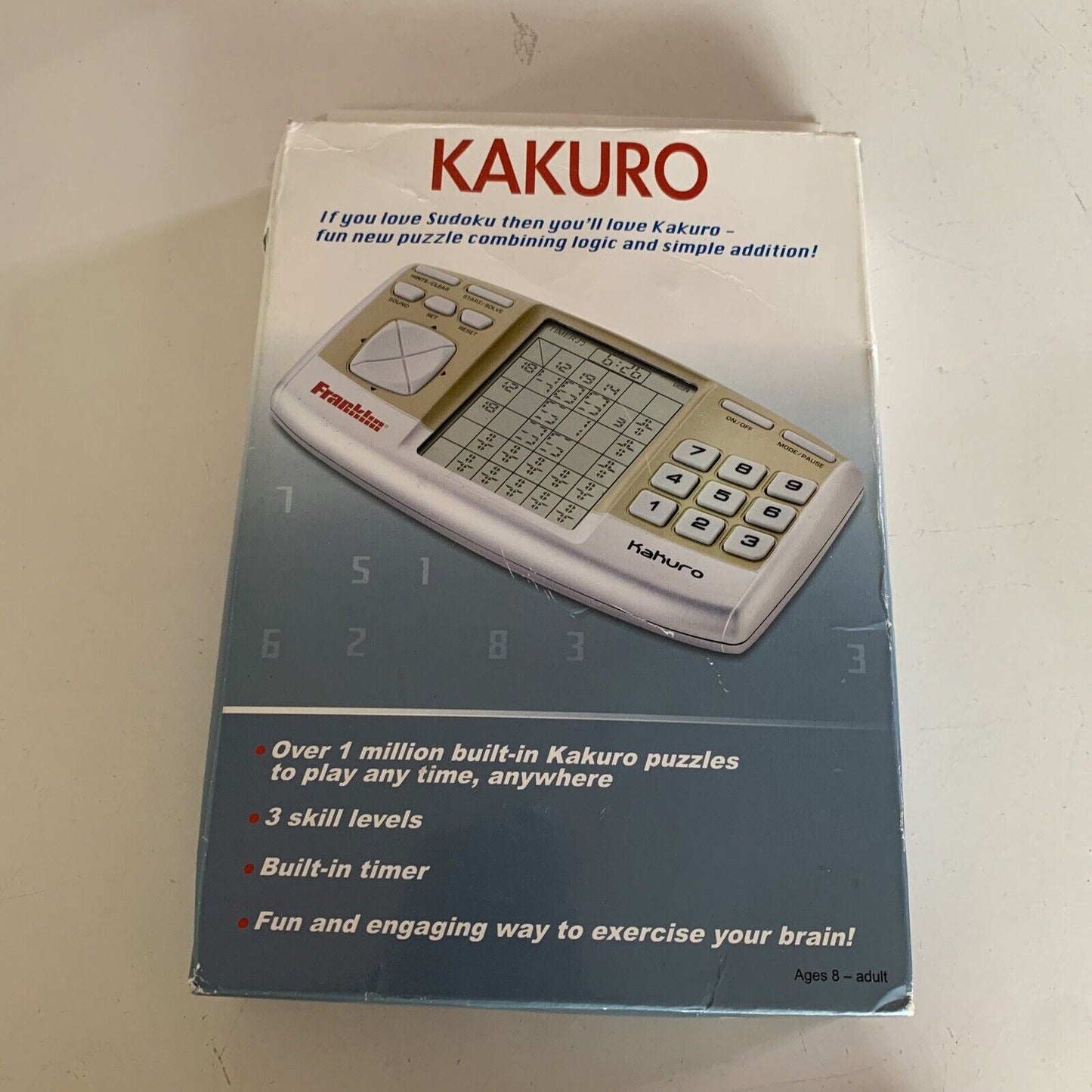 Franklin Kakuro Sudoku Style Electronic Game