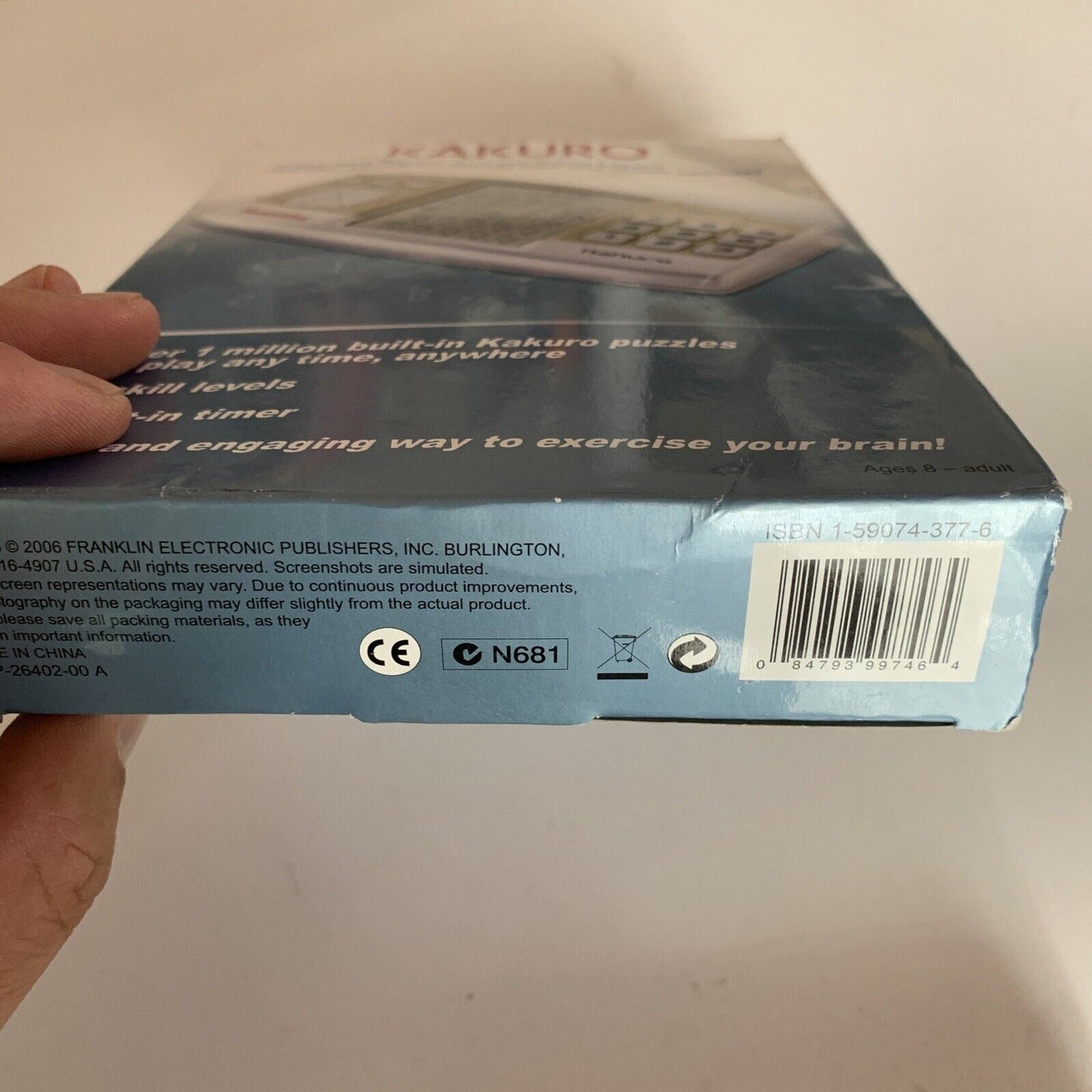 Franklin Kakuro Sudoku Style Electronic Game