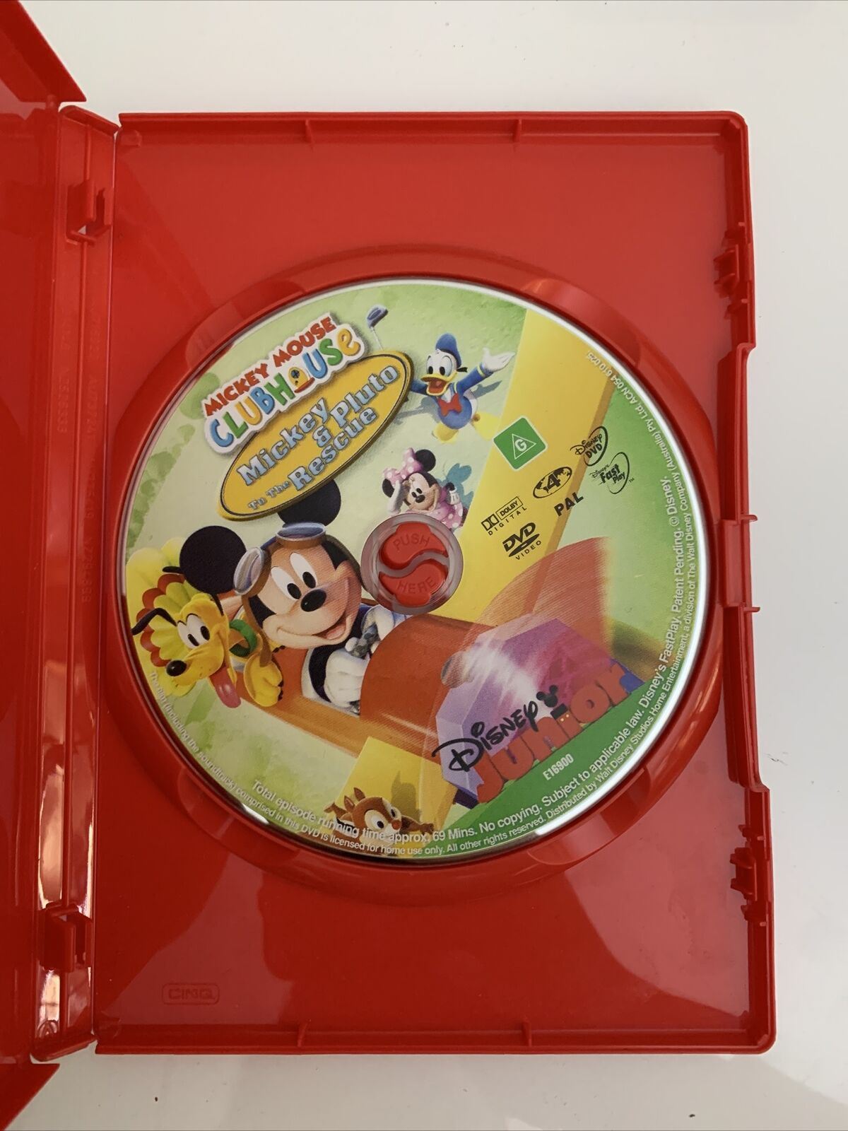 Mickey Mouse Clubhouse - Mickey & Pluto To The Rescue (DVD, 2006) Region 4