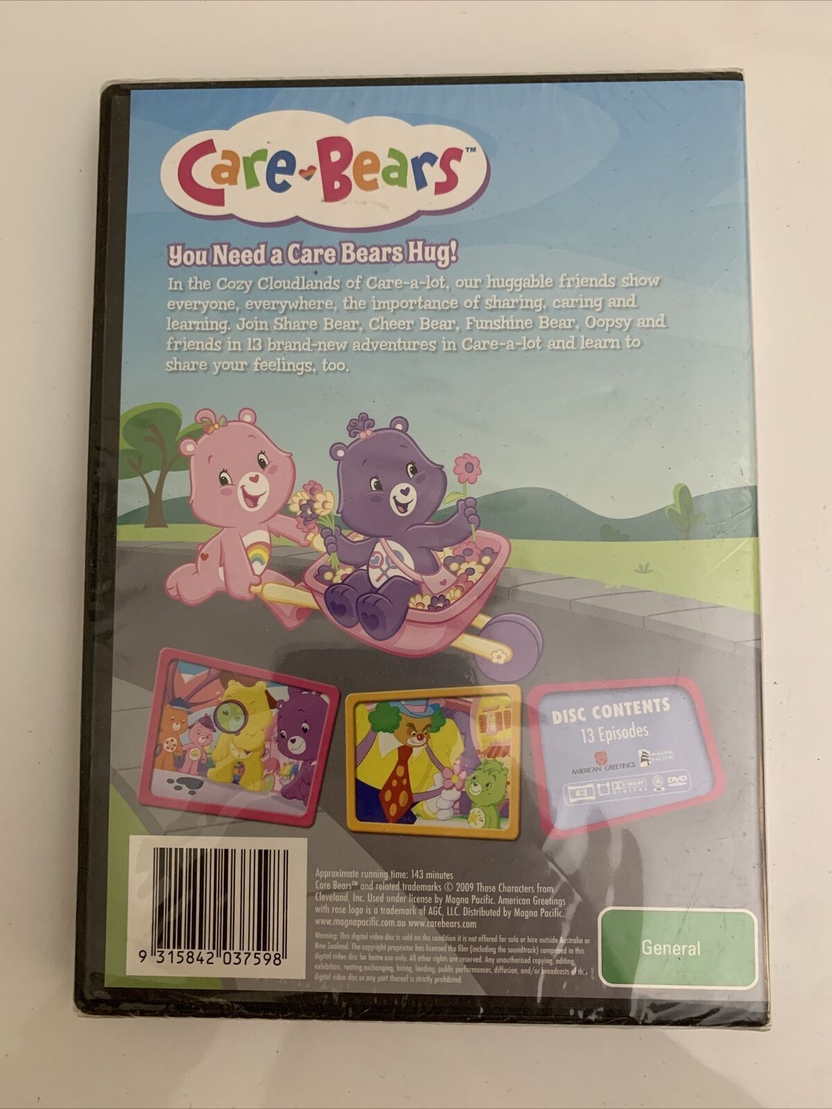 Care Bears Adventures in Care-A-Lot - The Tell-Tale Tummy (DVD, 1987) NEW Sealed