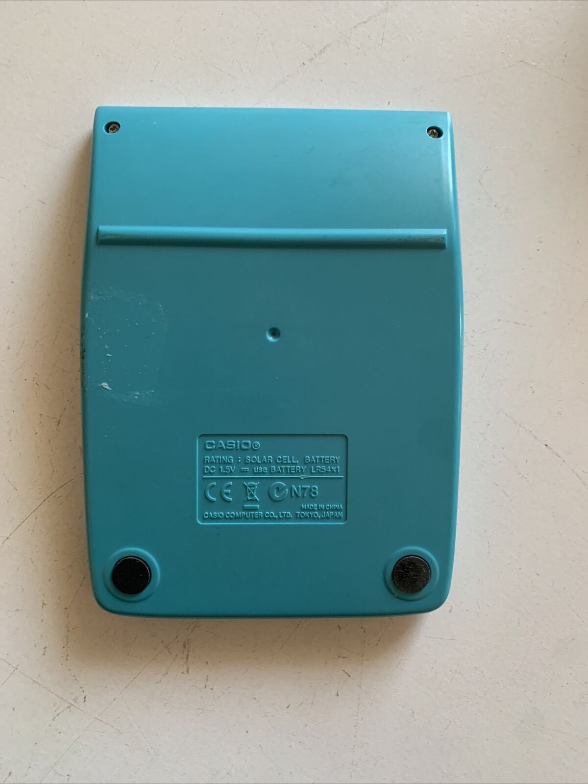 Casio MS-10VC Calculator Solar Powered