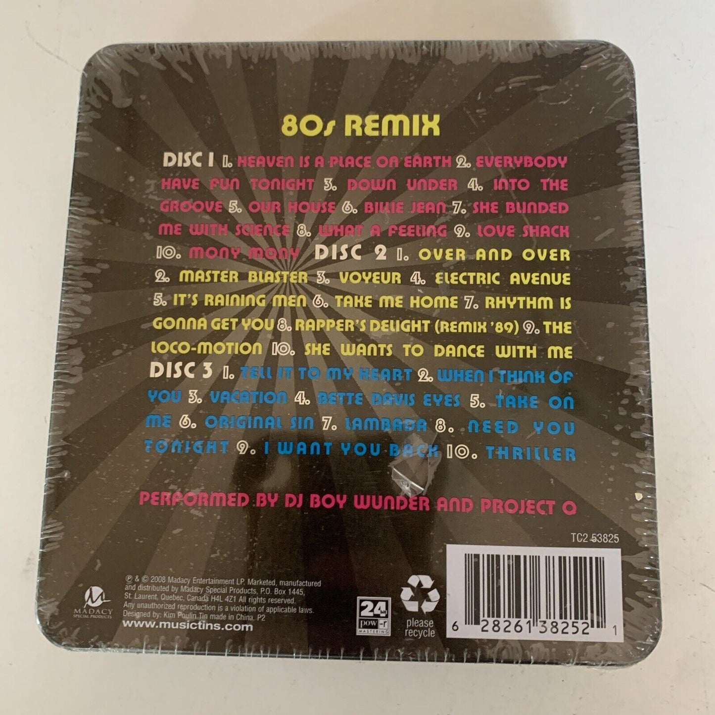 *New Sealed* 80's Remix Box by Boy Wunder (3-Disc, CD, 2008)