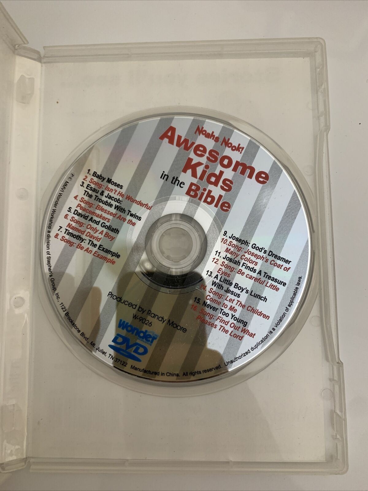 Noah's Nook! Awesome Kids in the Bible DVD All Regions