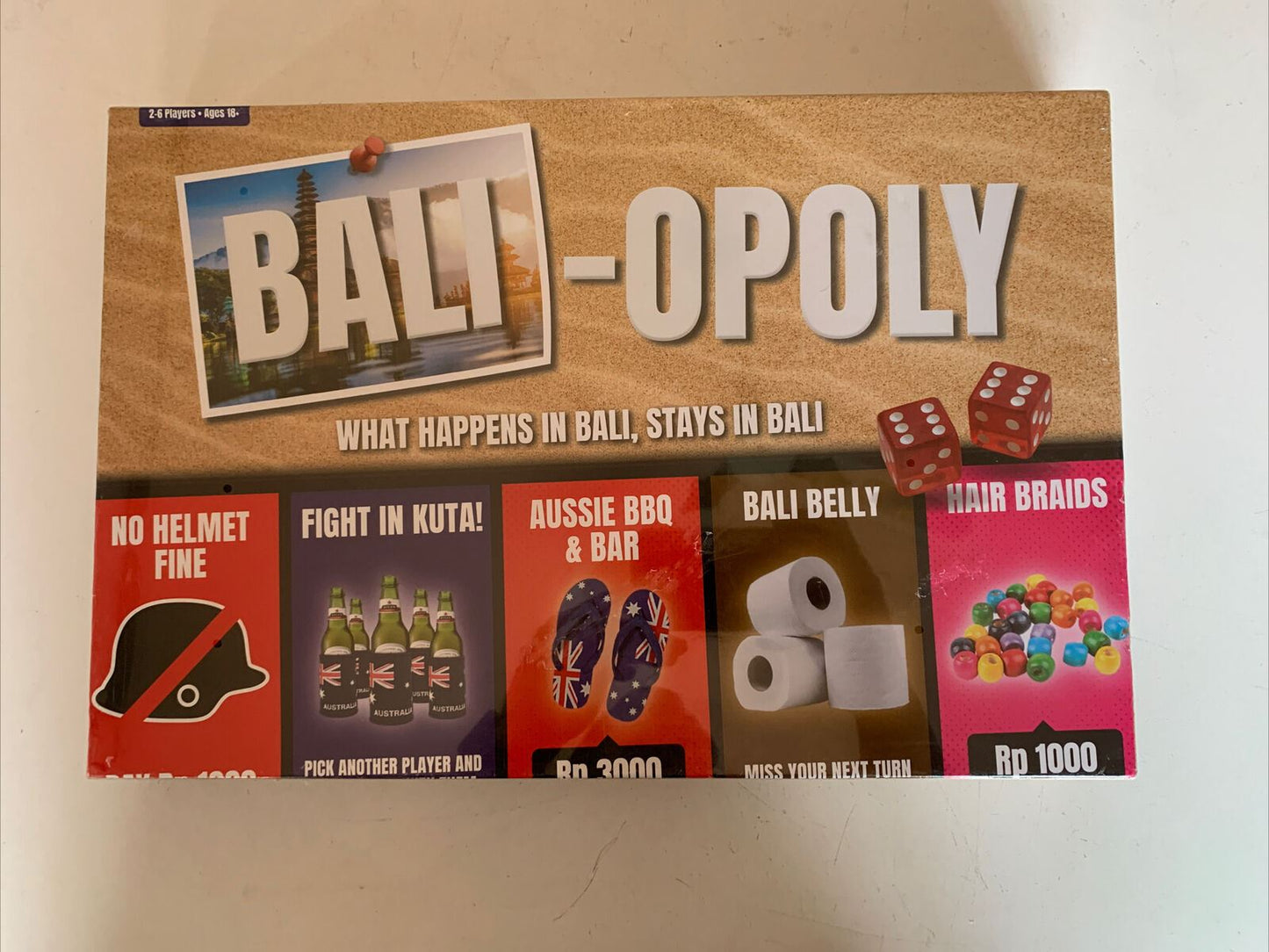 *New Sealed* Bali-opoly Board Party Game
