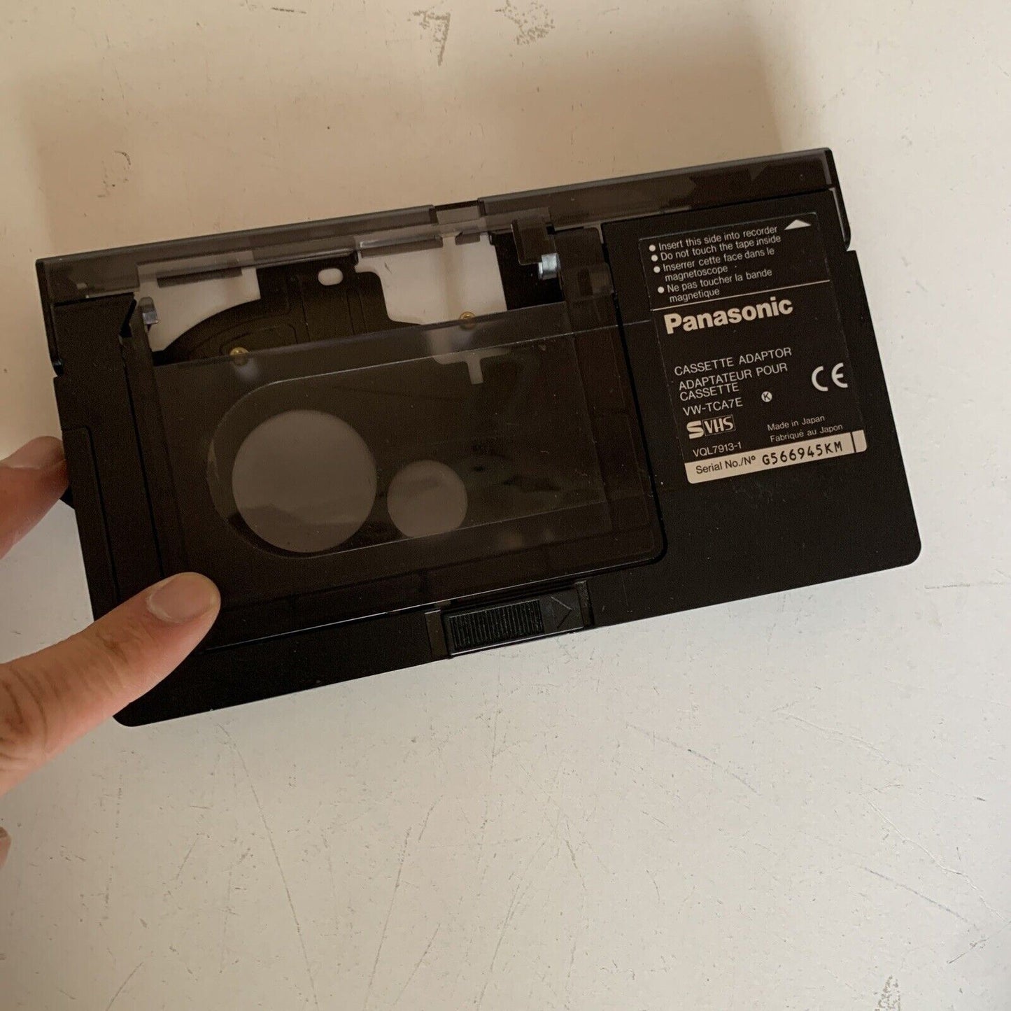 Panasonic Cassette Adaptor VW-TCA7E *For Parts Or Repair