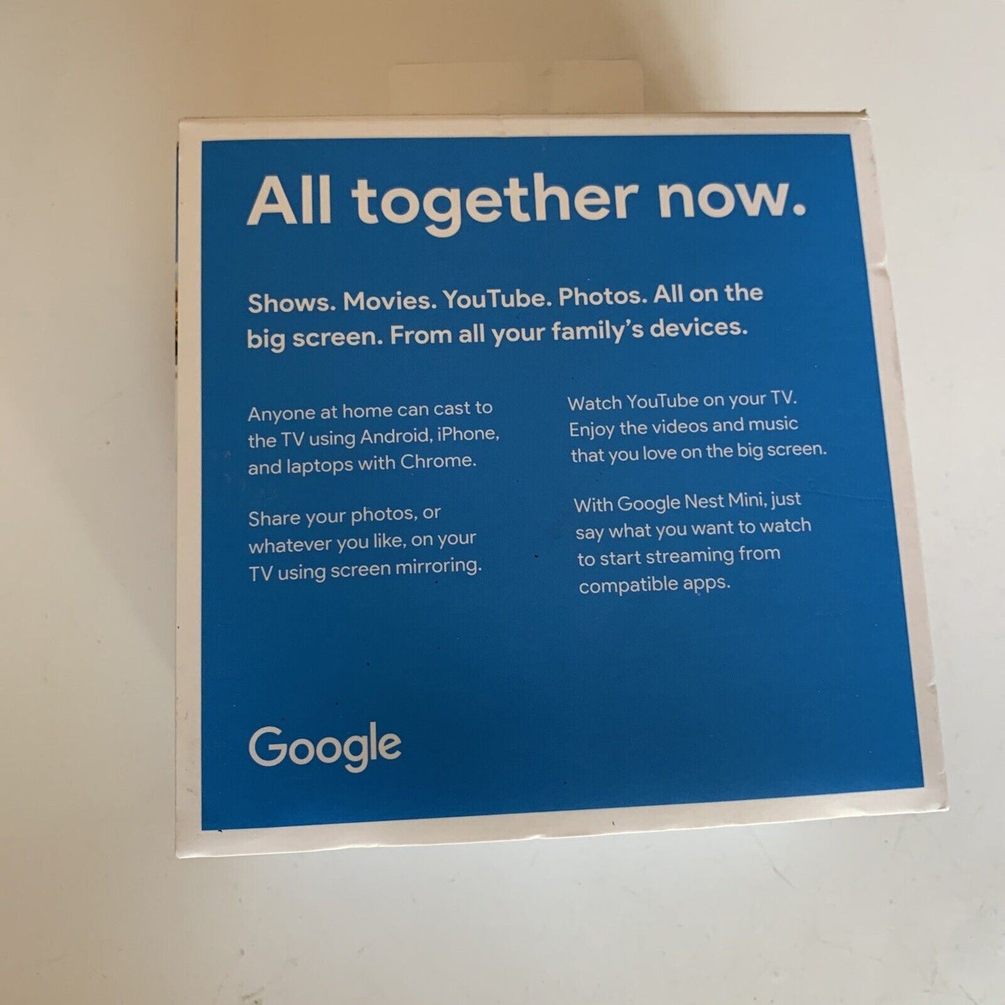 Google Chromecast 3rd Gen Digital Media Streamer - Charcoal Grey GA00439-AU