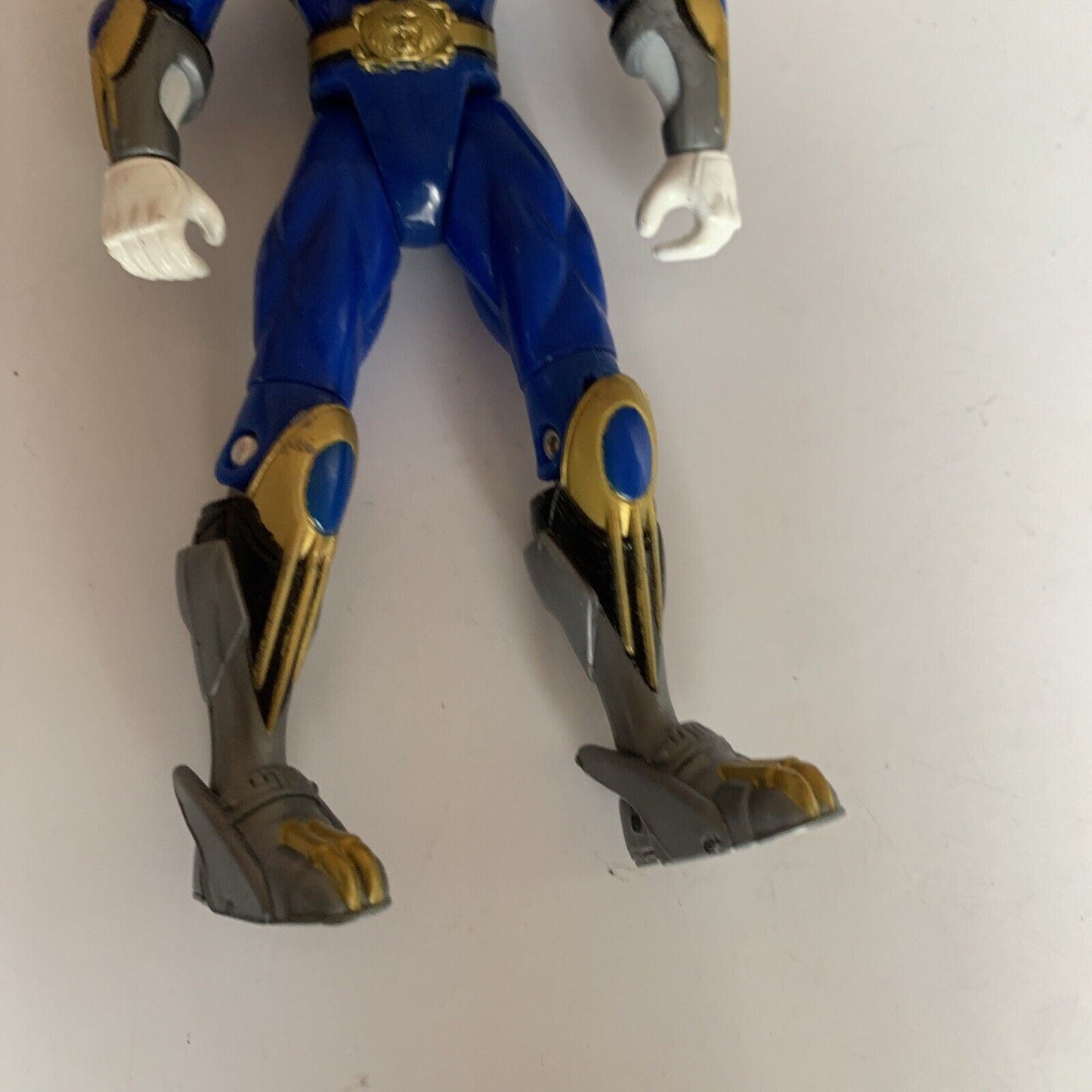 Power Rangers Blue Primal Warrior Action Figure Bandai 2001 6" 15cm