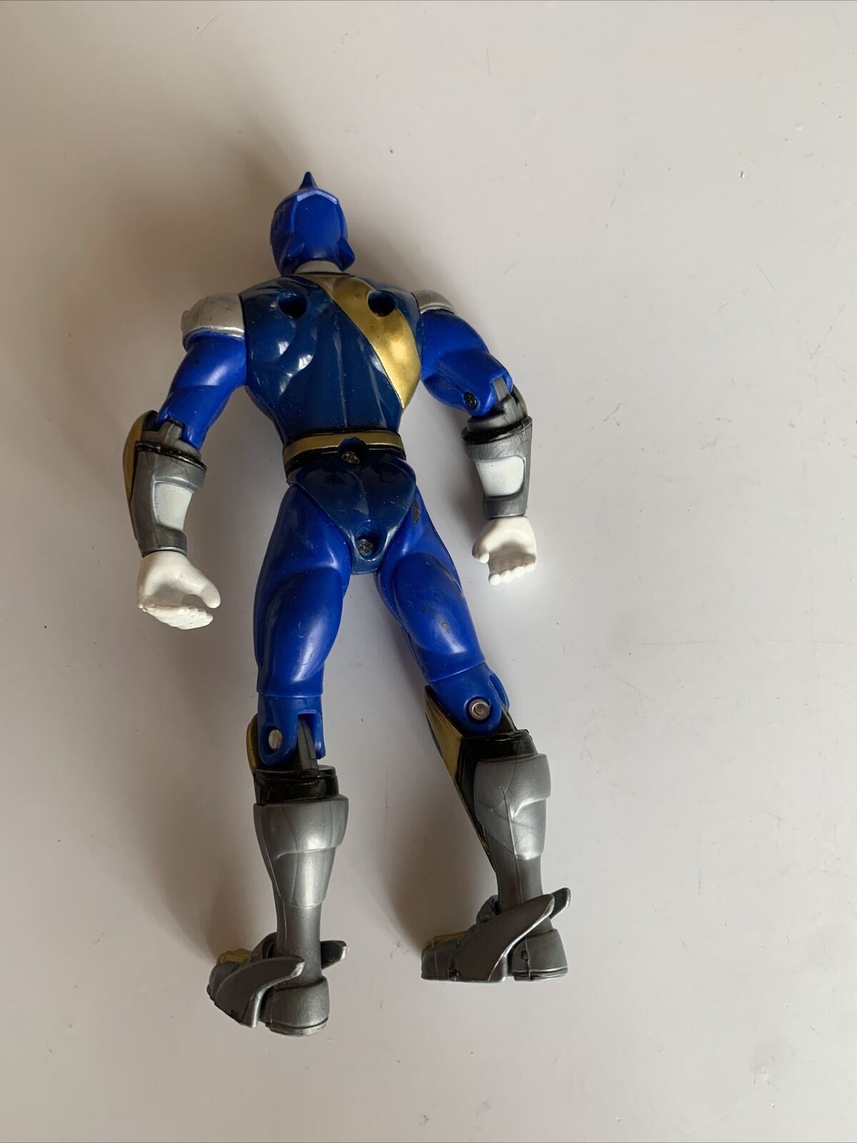 Power Rangers Blue Primal Warrior Action Figure Bandai 2001 6" 15cm