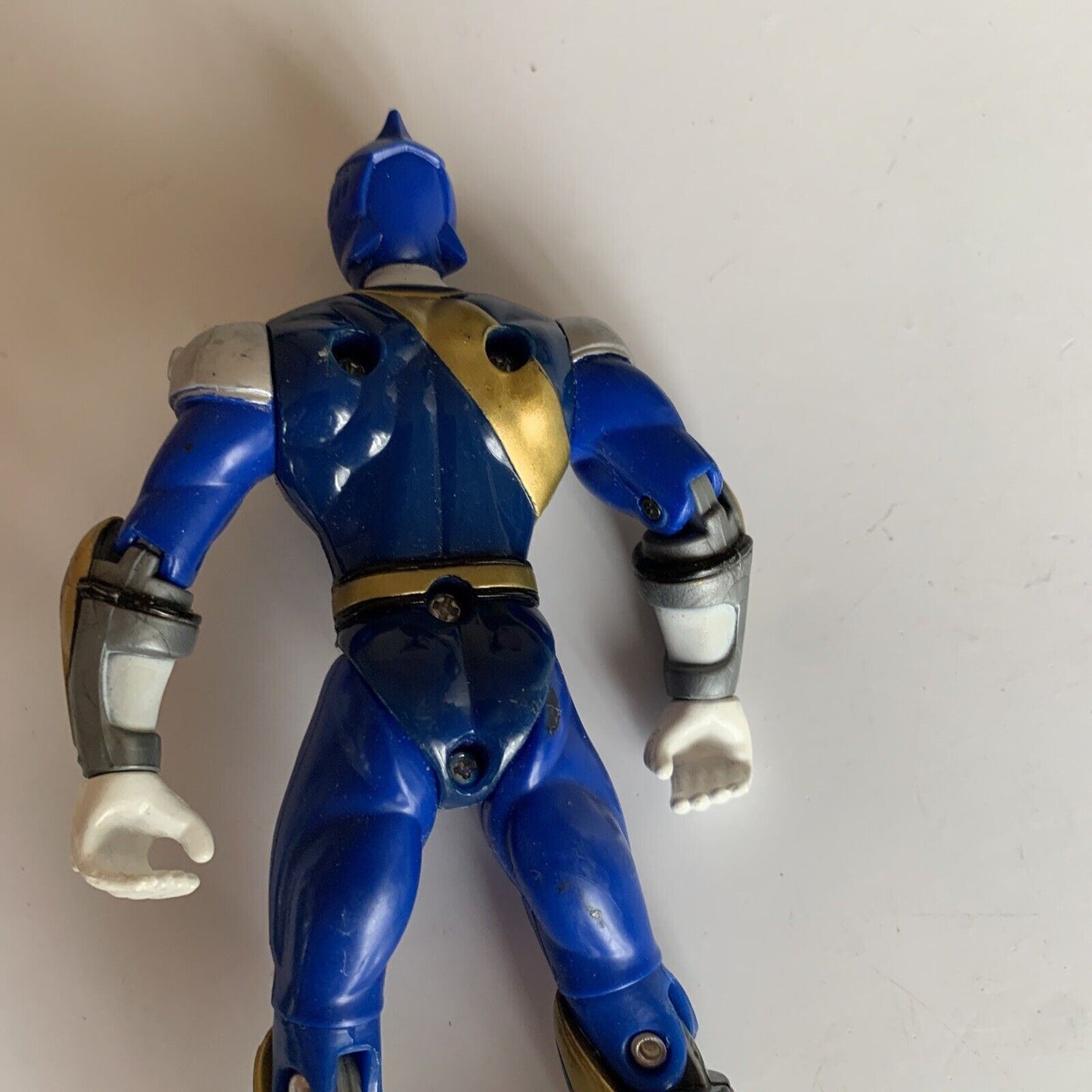 Power Rangers Blue Primal Warrior Action Figure Bandai 2001 6" 15cm