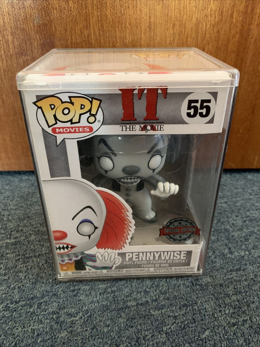 It Pennywise Black & White Exclusive Pop! Vinyl Figure #55