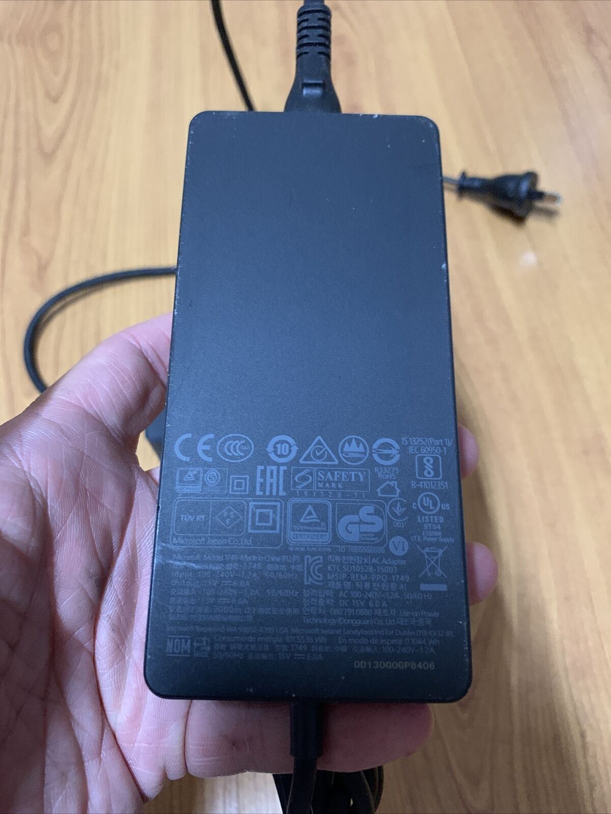 Genuine Microsoft 1661 Surface Dock For Pro 3 4 5 6 7 8 & Power Supply 1749