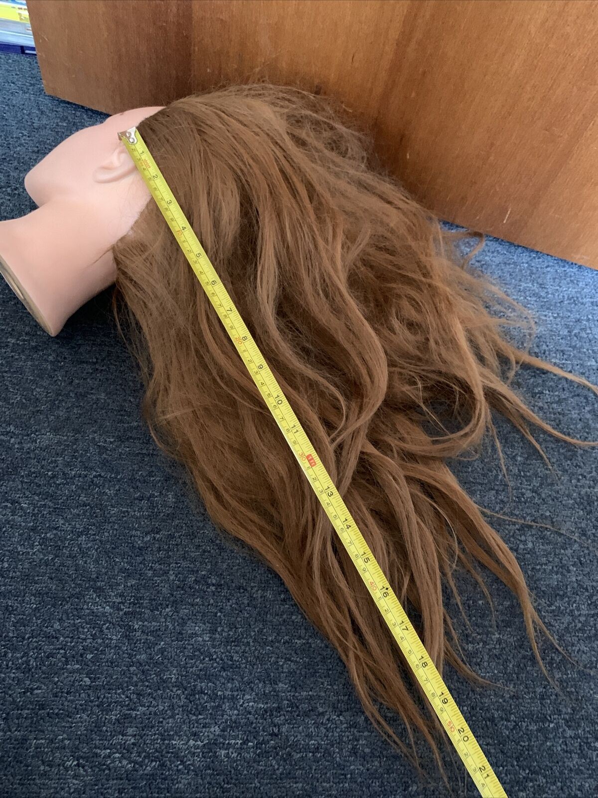 2x Mannequin Head Hair Training Doll Hair Length 53cm