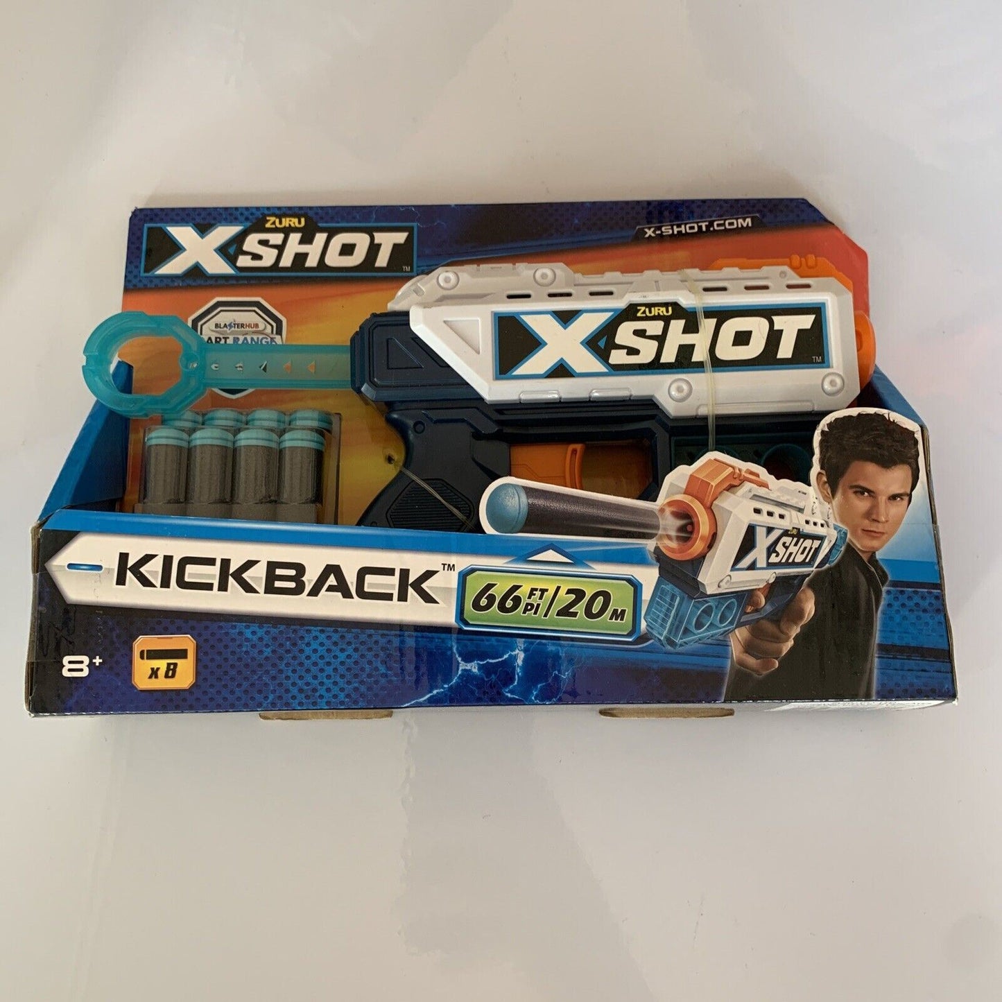 ZURU X-Shot Excel Kickback Foam Dart Blaster Gun NEW