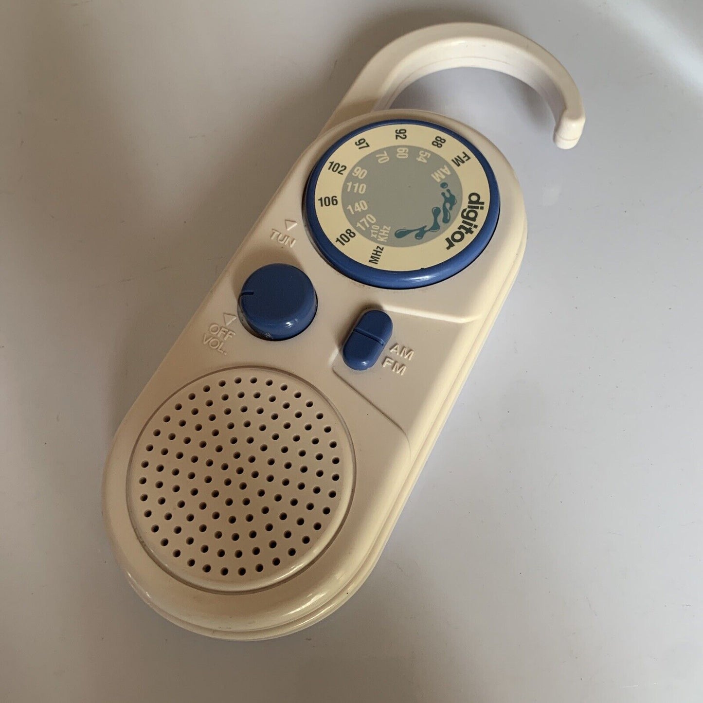 Digitor Water Resistant Shower Radio * AM Working Only