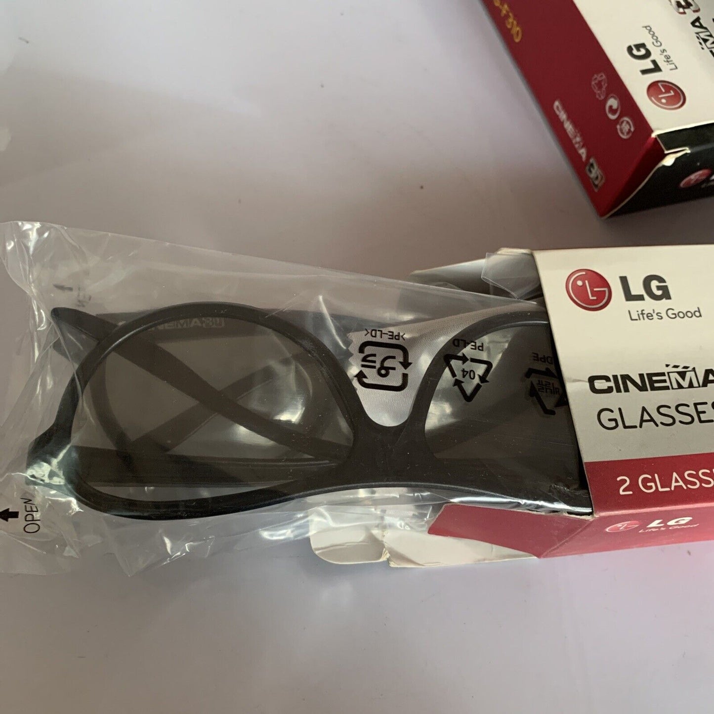 3x LG Cinema 3D Pair Glasses AG-F310 6-Glasses Total