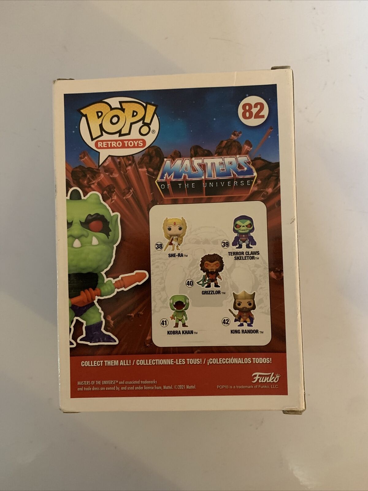 Whiplash Masters of the Universe MOTU Funko Pop! Vinyl #82 Limited Edition