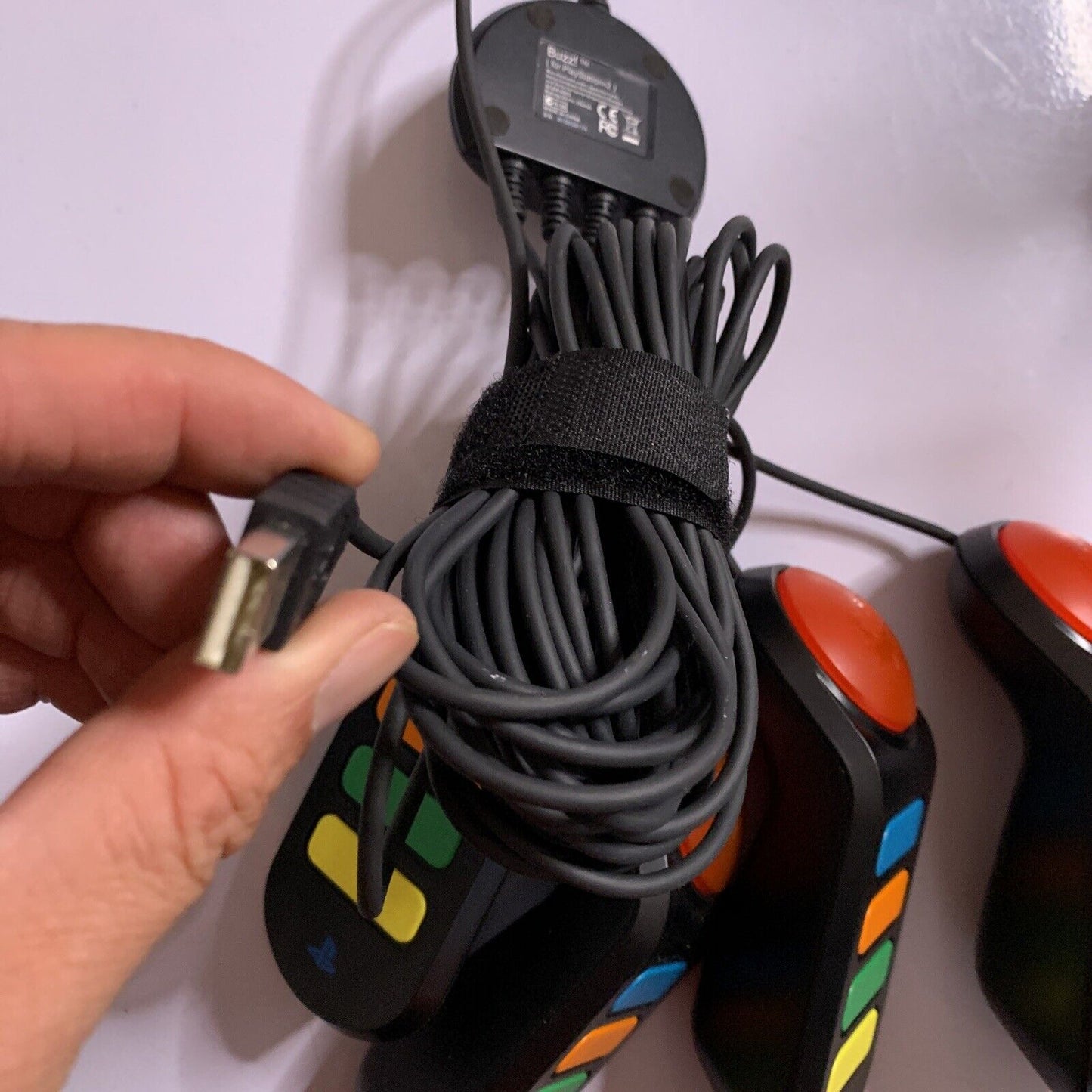 Official Buzz Controllers for Sony Playstation 2 PS2 PS3 Wired USB