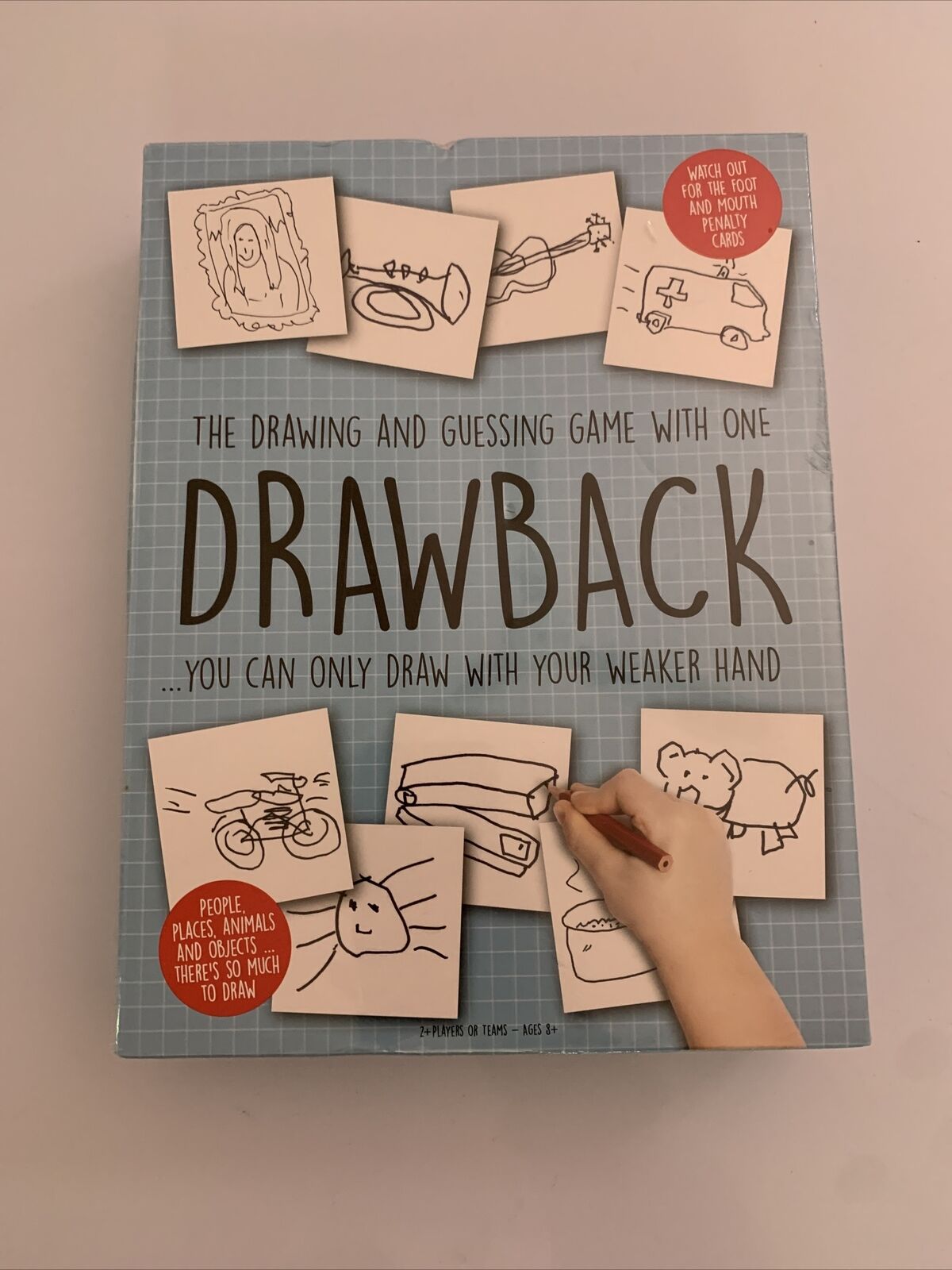 Drawback Board Game - Family Drawing Guessing Game NEW