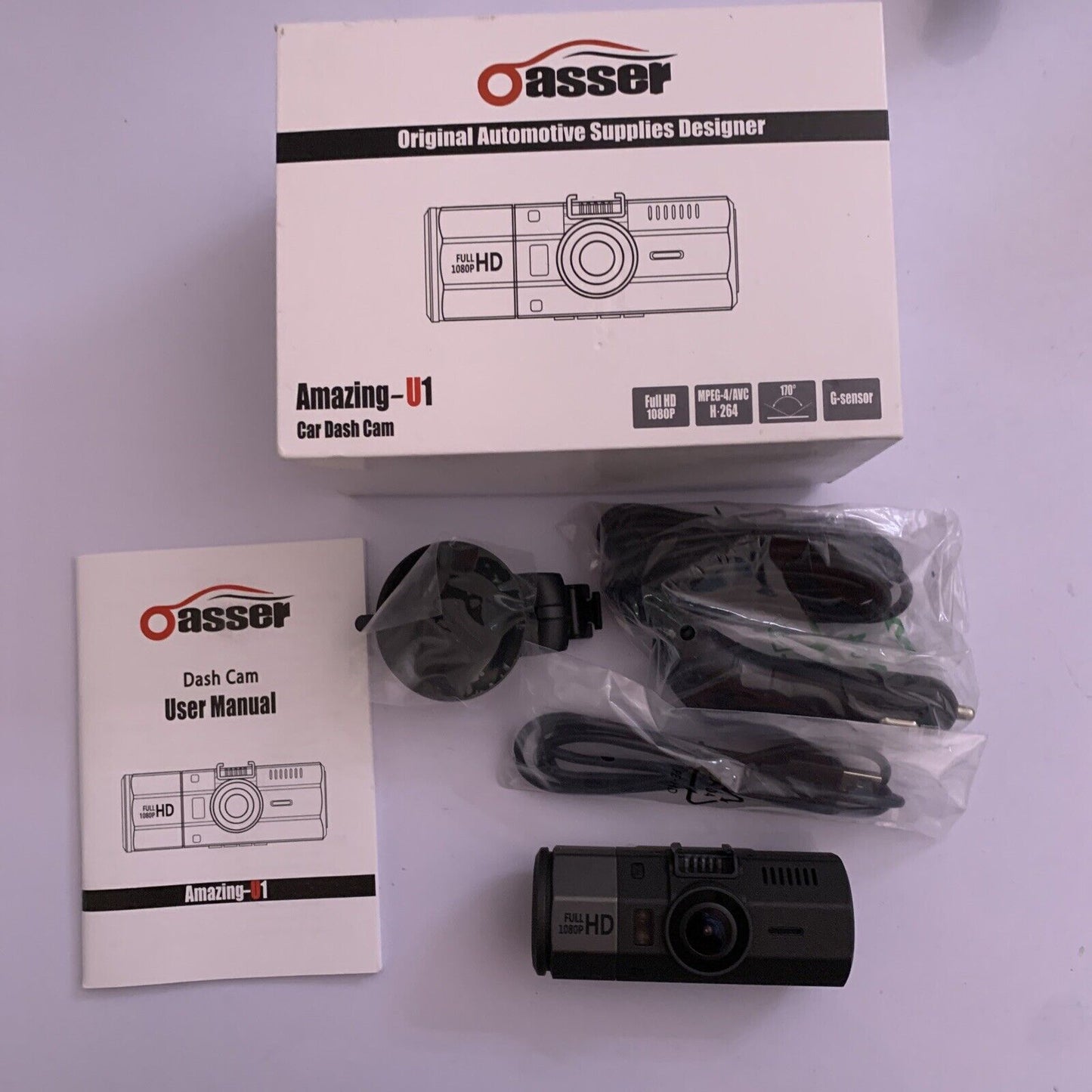 Oasser HD Dash Camera Amazing-U1 Full HD G-Sensor