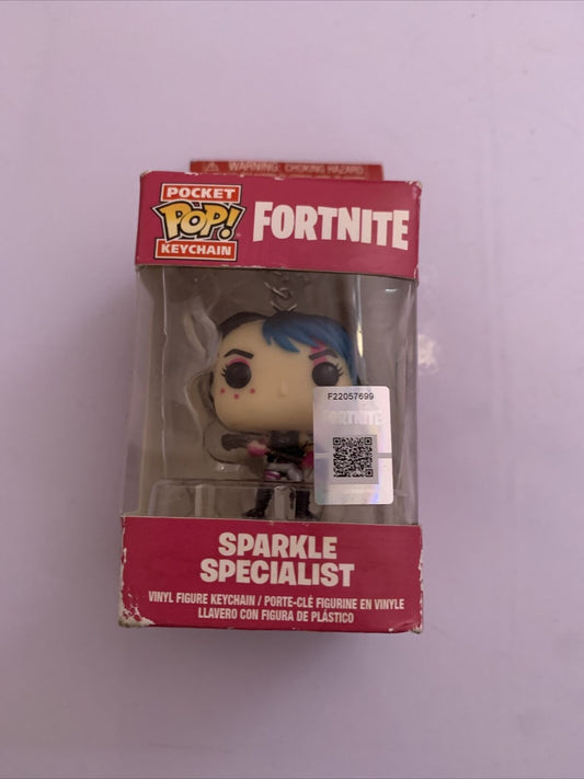 Sparkle Specialist Pocket Pop! Keychain Fortnite NEW