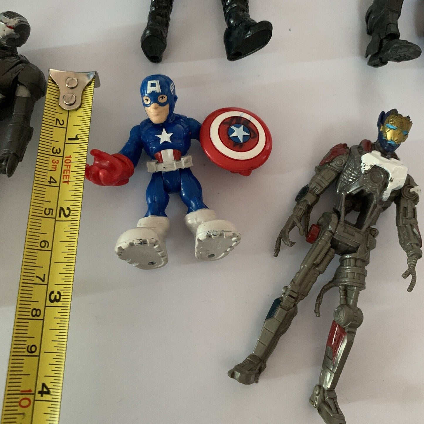 7x Marvel Action Figure Electro Black Widow Iron Man Ultron Mark 1