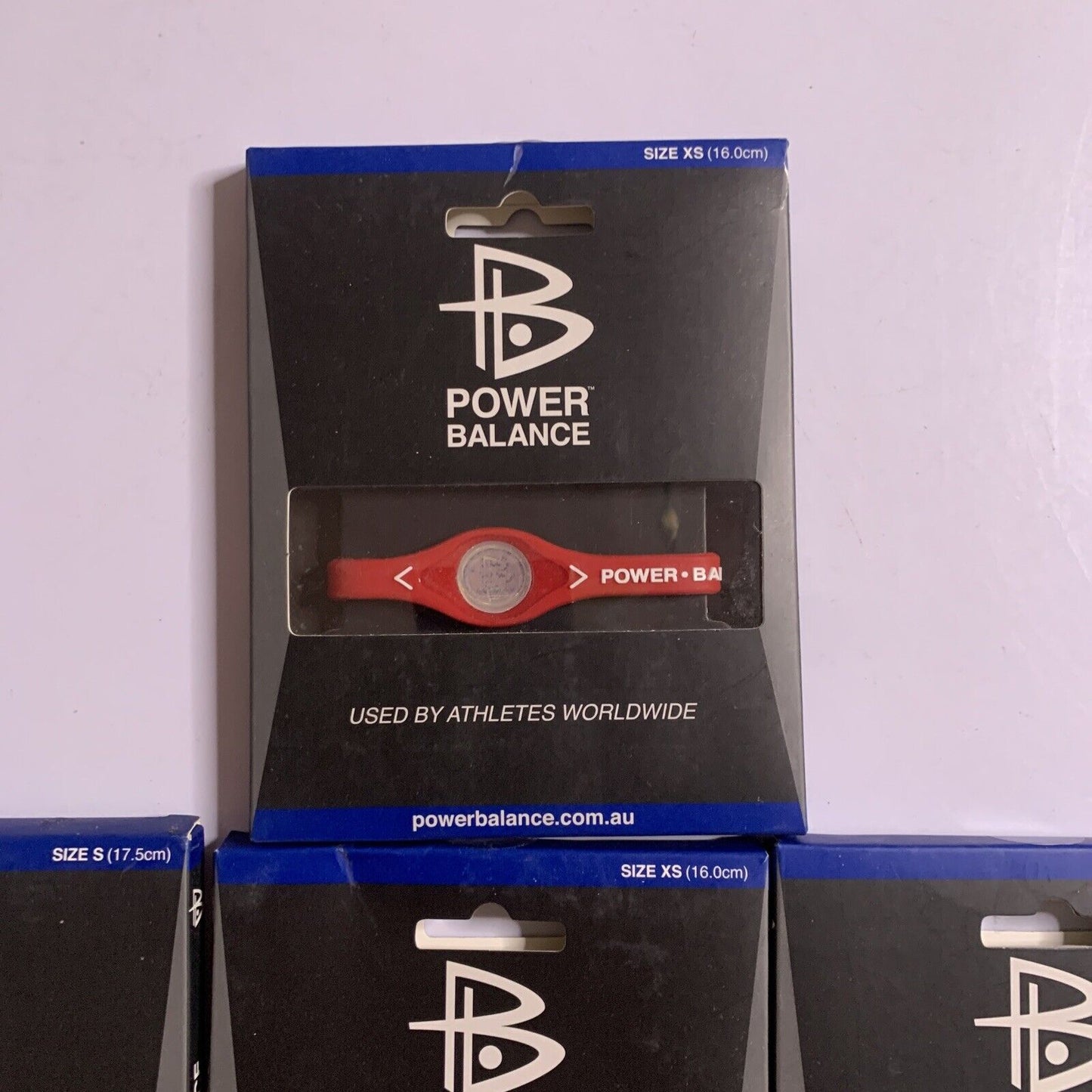 7x Power Balance Bracelets XS S L NEW