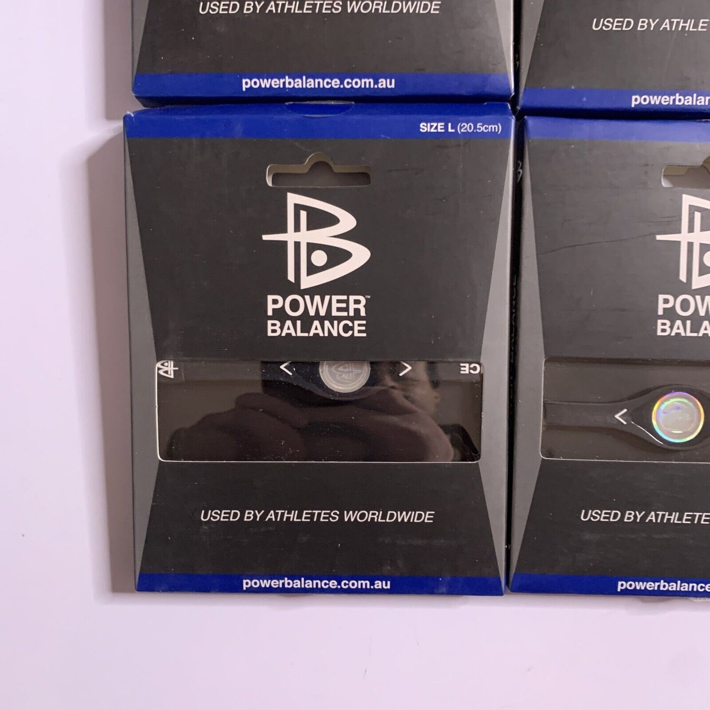 7x Power Balance Bracelets XS S L NEW