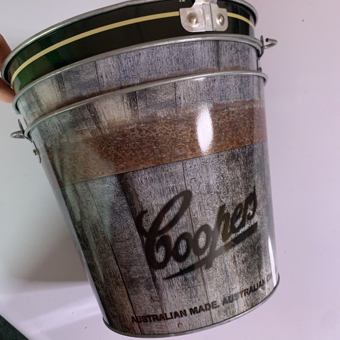 3x Coopers Galvanised Steel Beer Buckets 17 x 23 cm