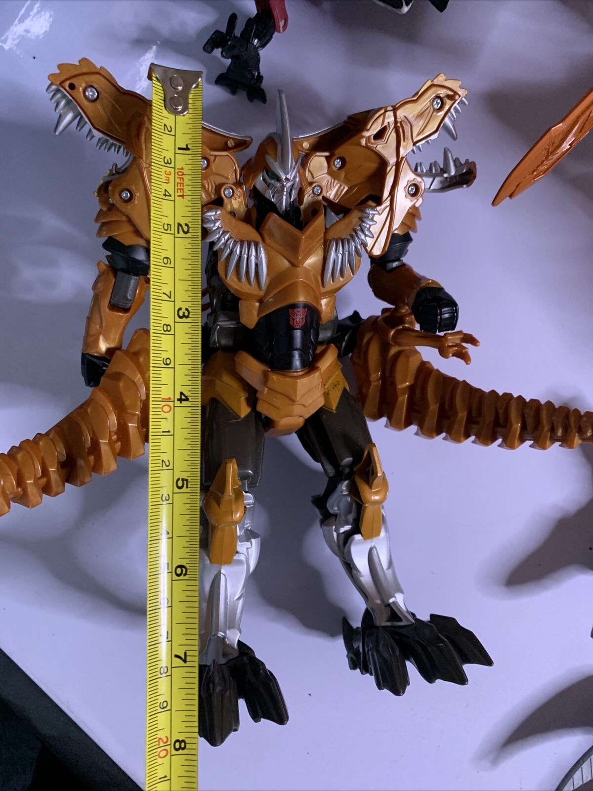 6x Transformers Action Figures Grimlock Volcanicus Starscream *Parts Missing