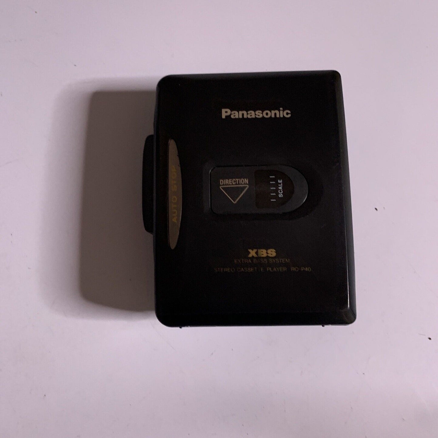 Panasonic RQ-P40 Stereo Portable Cassette Player XBS Extra Bass with Headphones