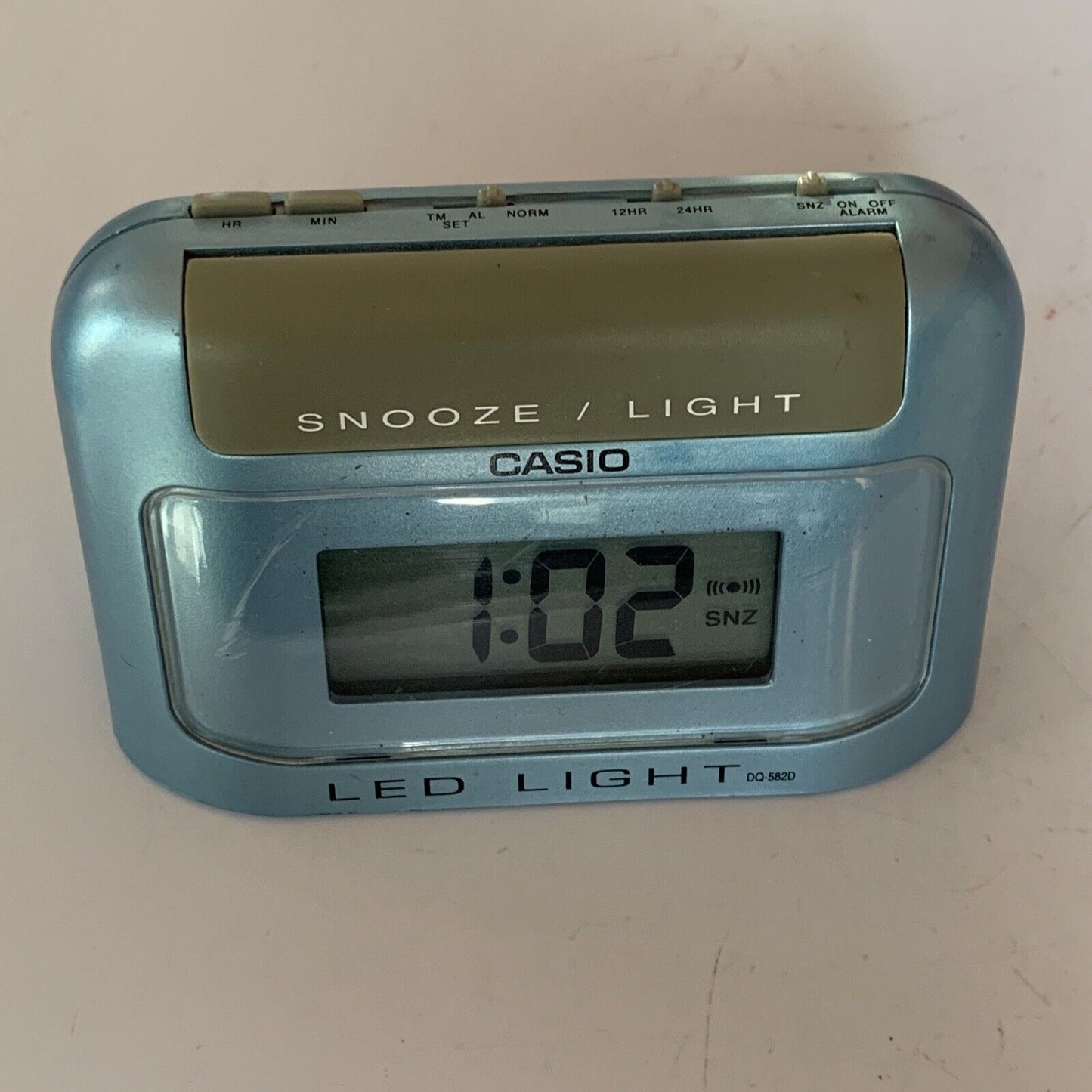 Casio LED Light Alarm Clock Portable Travel DQ-582D