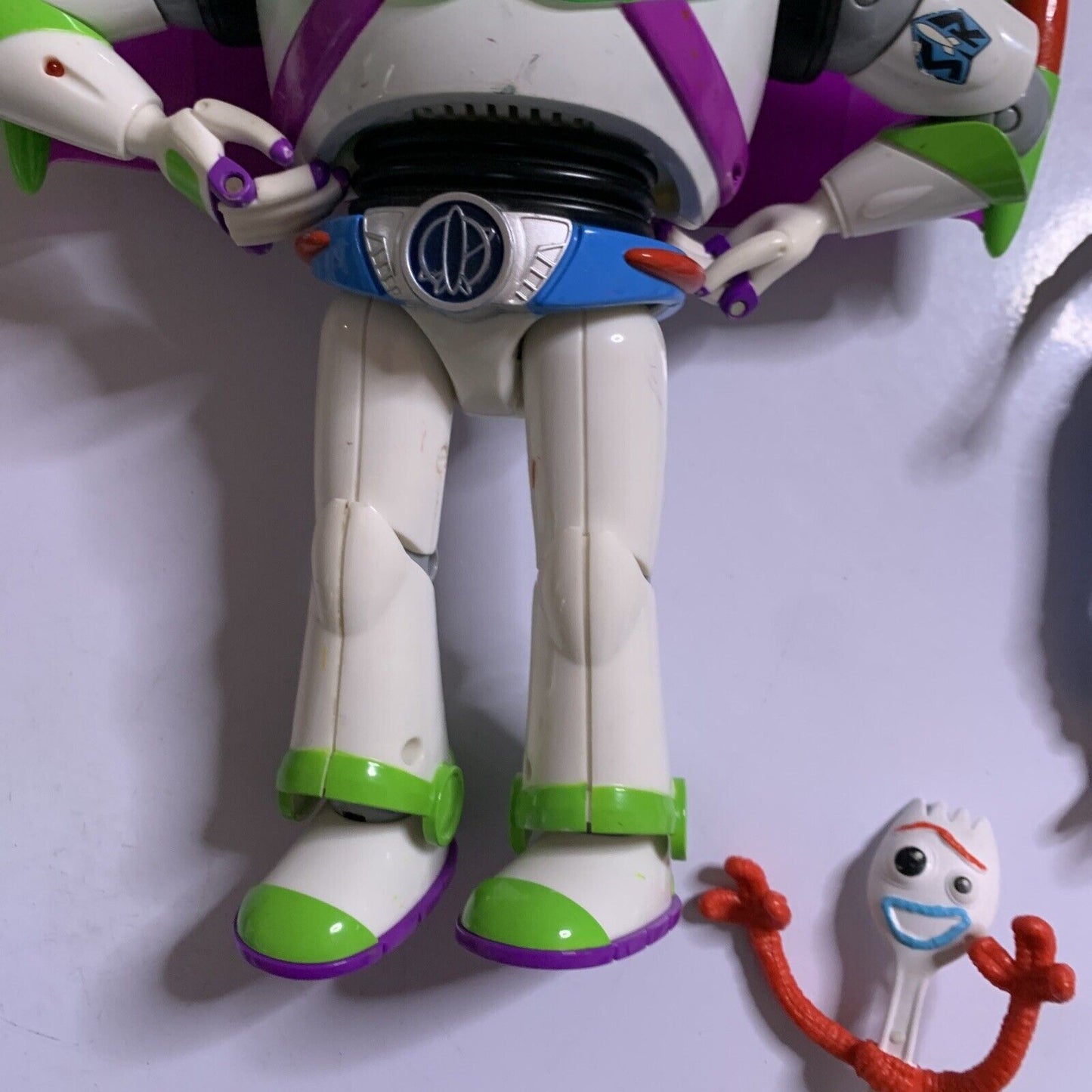 5x Toy Story Disney Pixar BAction figure Buzz Lightyear, Woody, Bo Peep, Forky