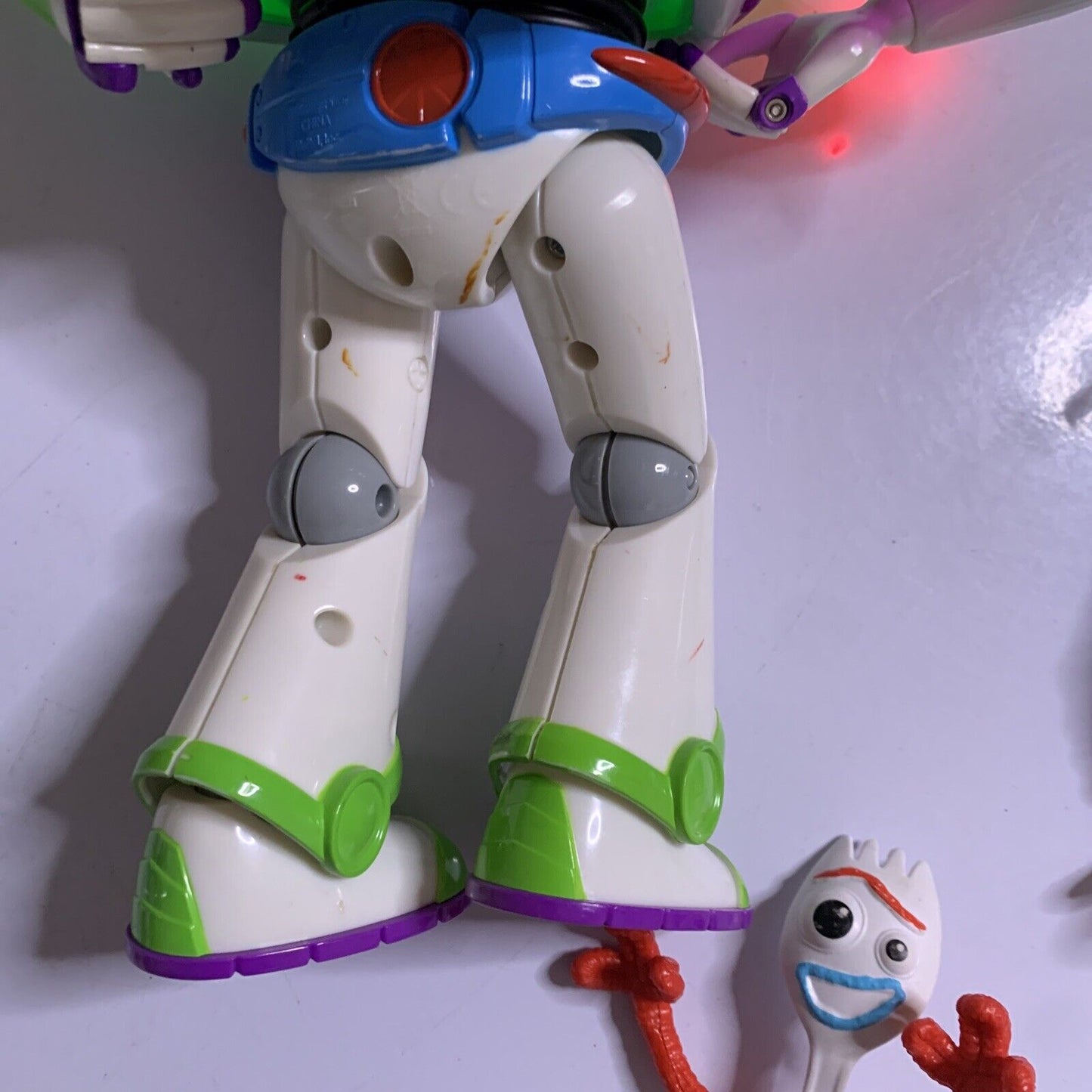 5x Toy Story Disney Pixar BAction figure Buzz Lightyear, Woody, Bo Peep, Forky