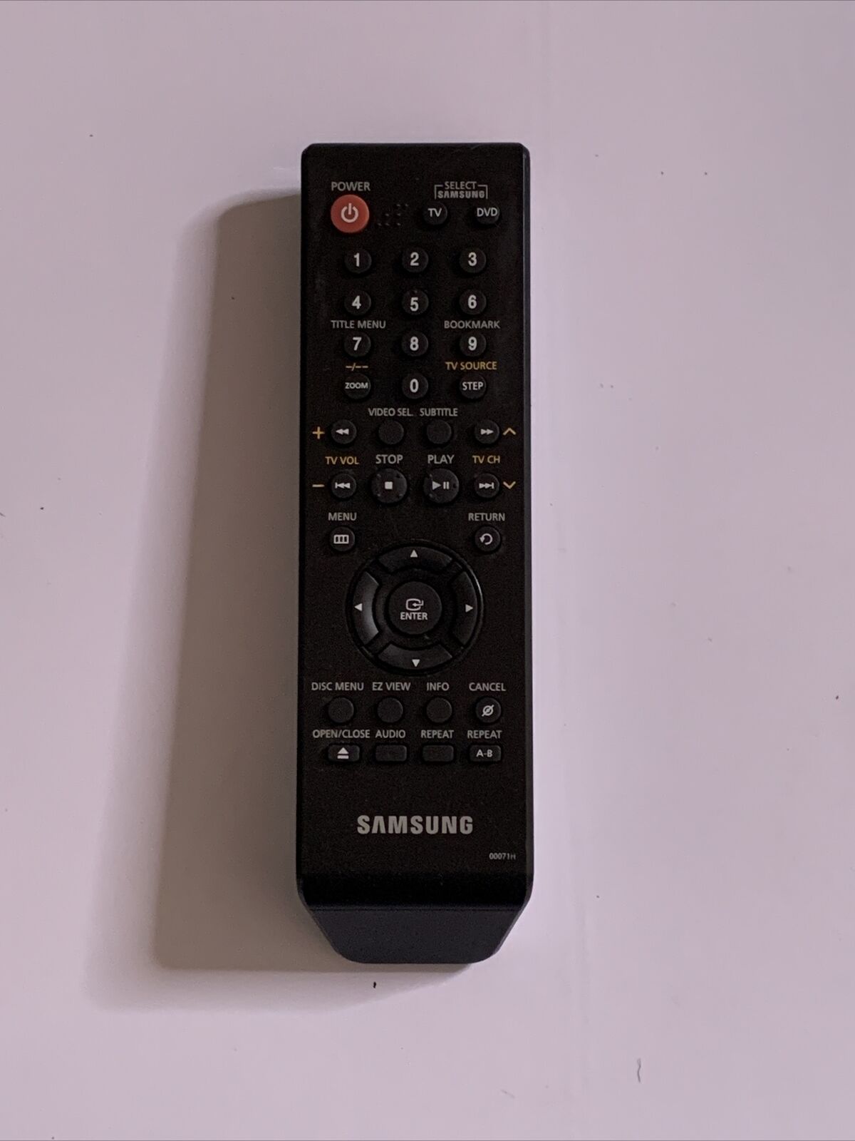 Genuine Samsung Remote Control 00071H for Samsung TV DVD Player