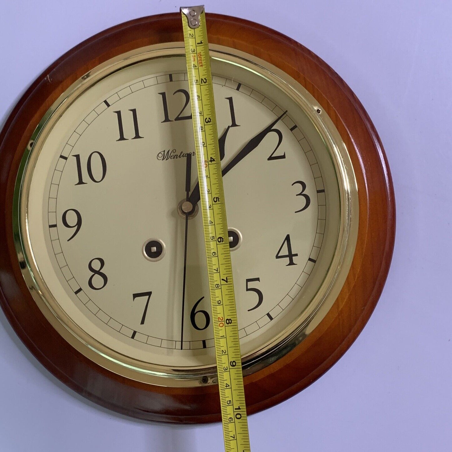 Wentworth Wood Wall Clock 28cm