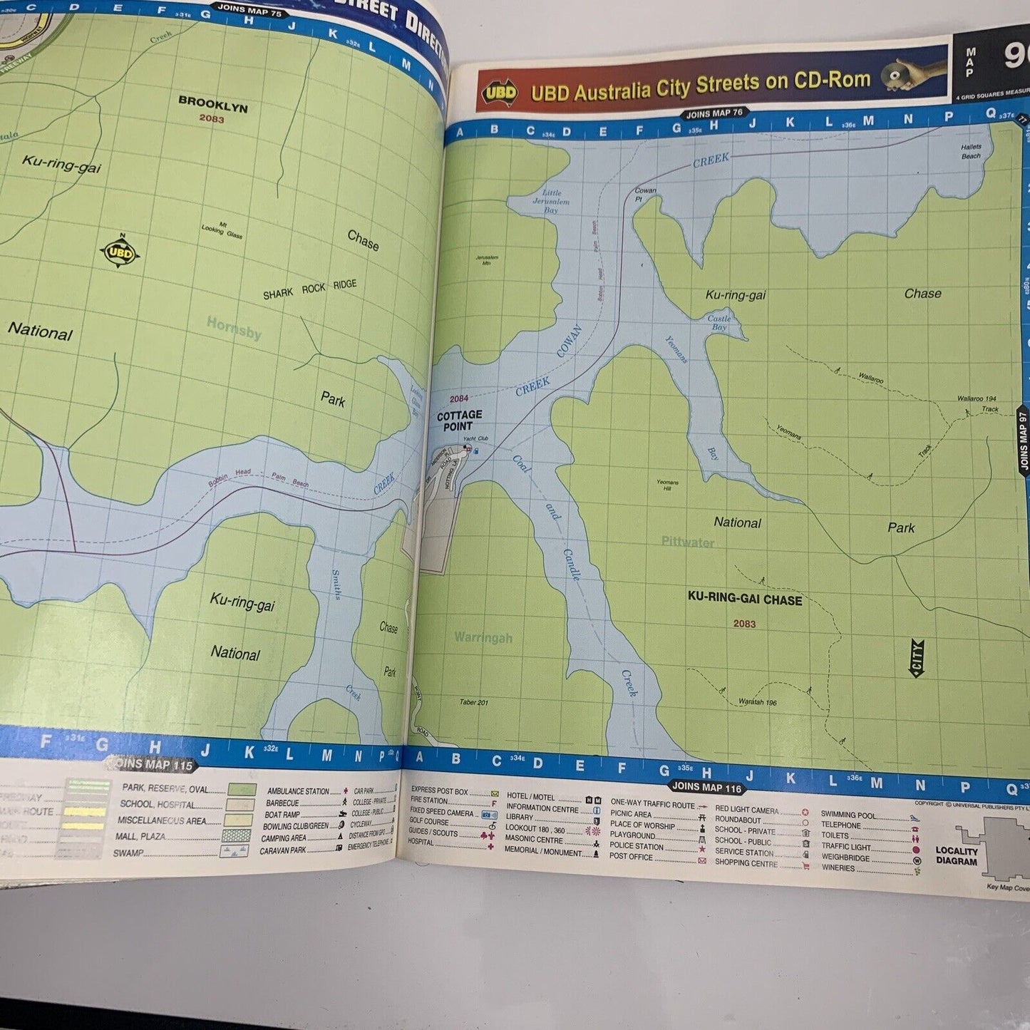 UBD Sydney and Blue Mountains 2006 Street Directory