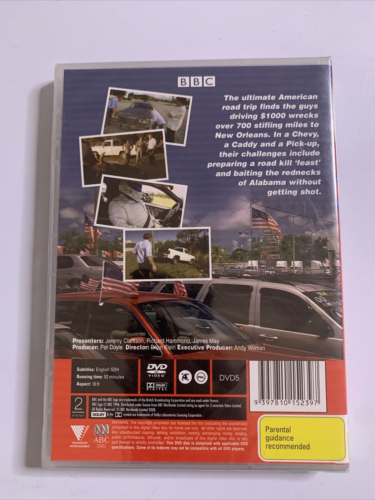 *New Sealed * Top Gear - The Great Adventures US Special (DVD, 2007) Region 4