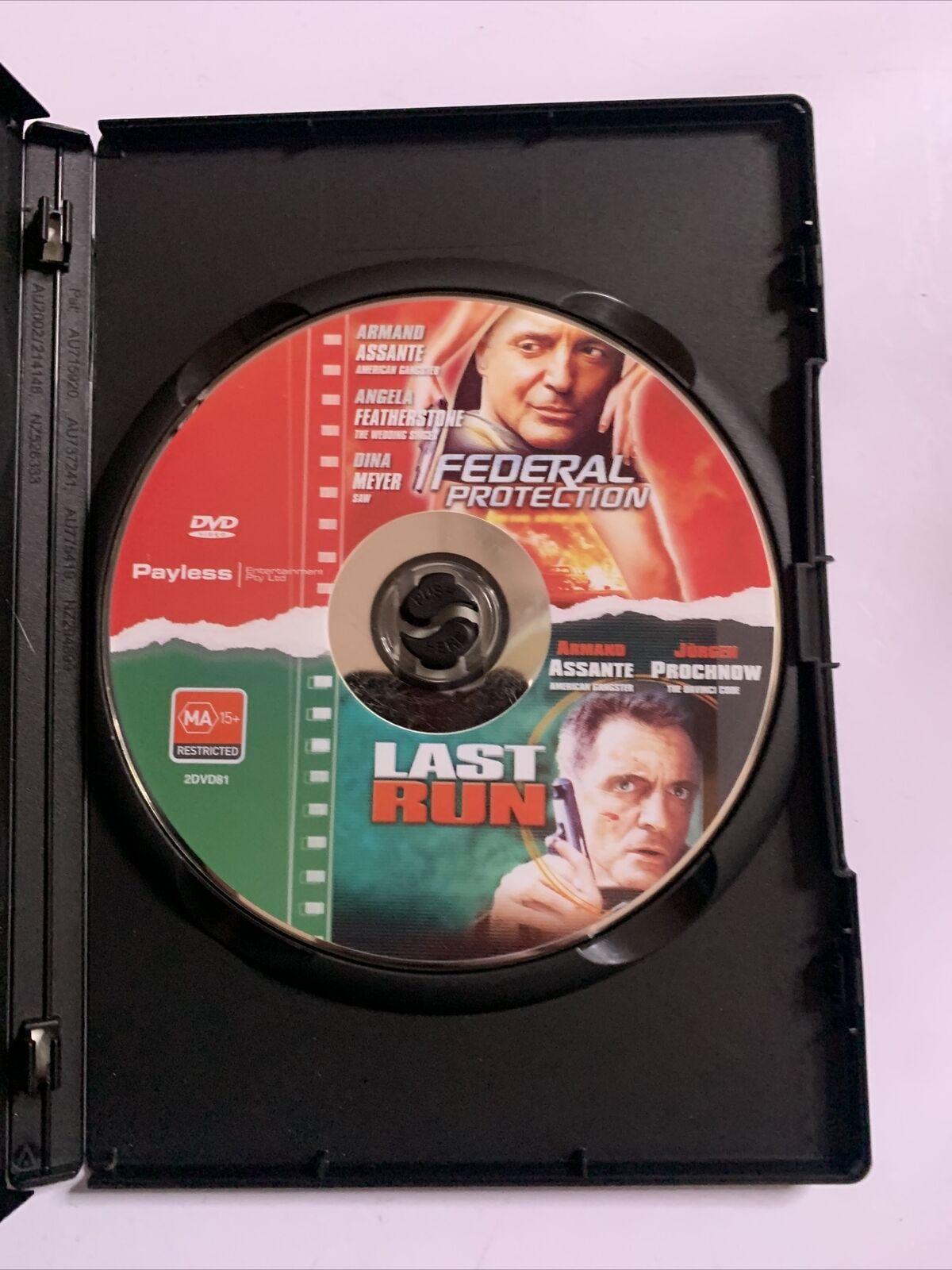 Federal Protection / Last Run (DVD, 2002) Armand Assante Region 4