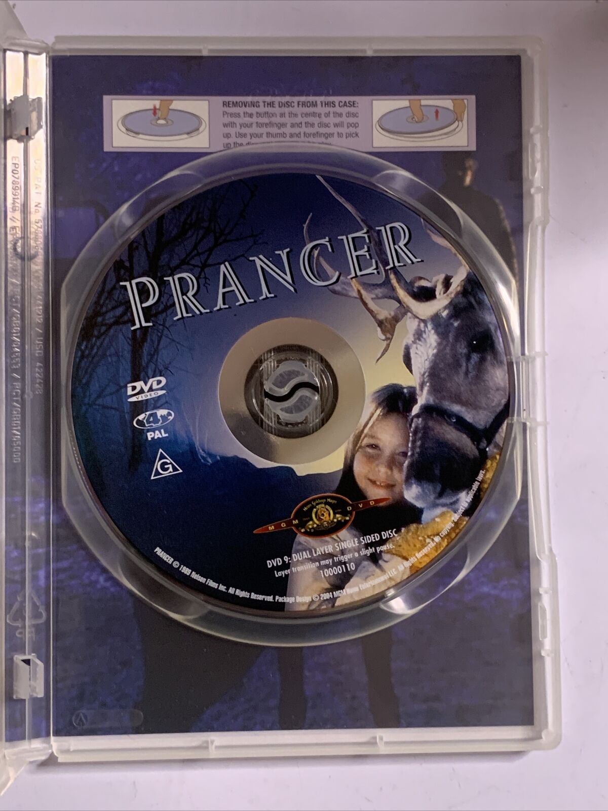 Prancer (DVD, 1989) Sam Elliott, Cloris Leachman, Abe Vigoda Region 4