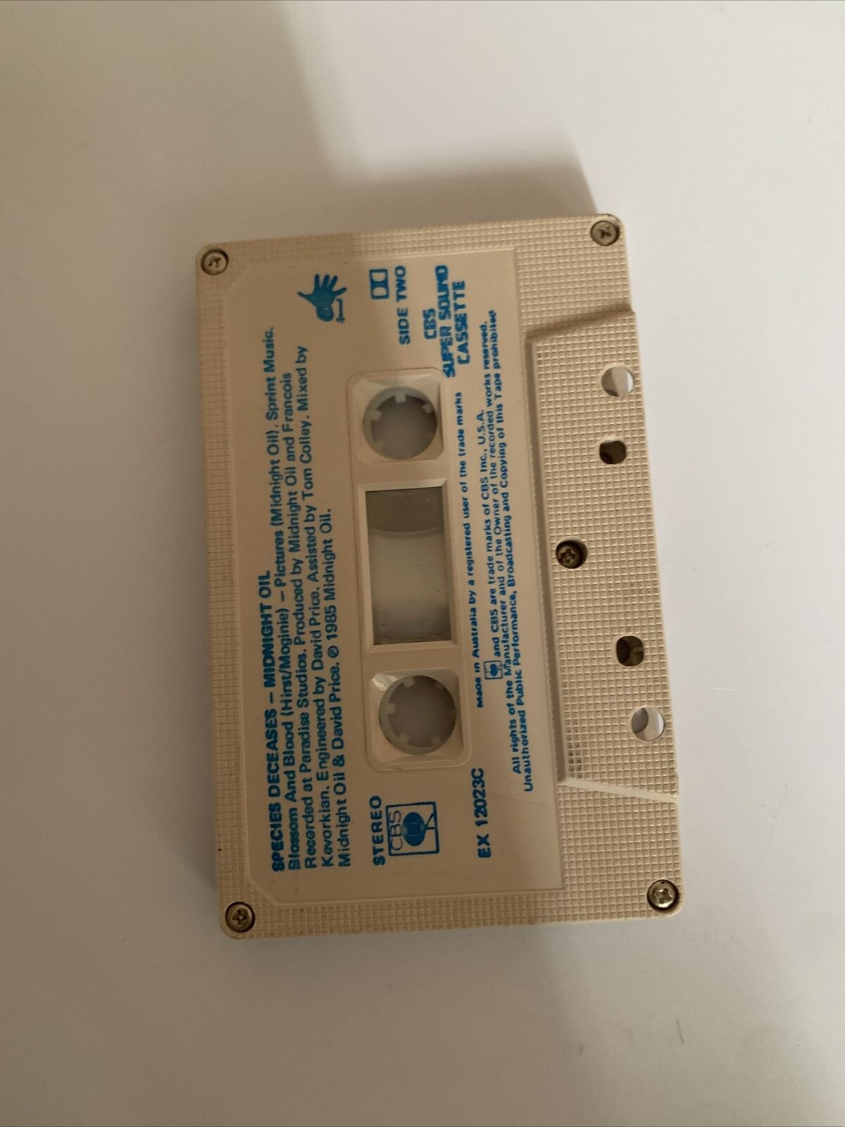 Midnight Oil - Species Deceases (Cassette Tape, 1985) EX 12023C