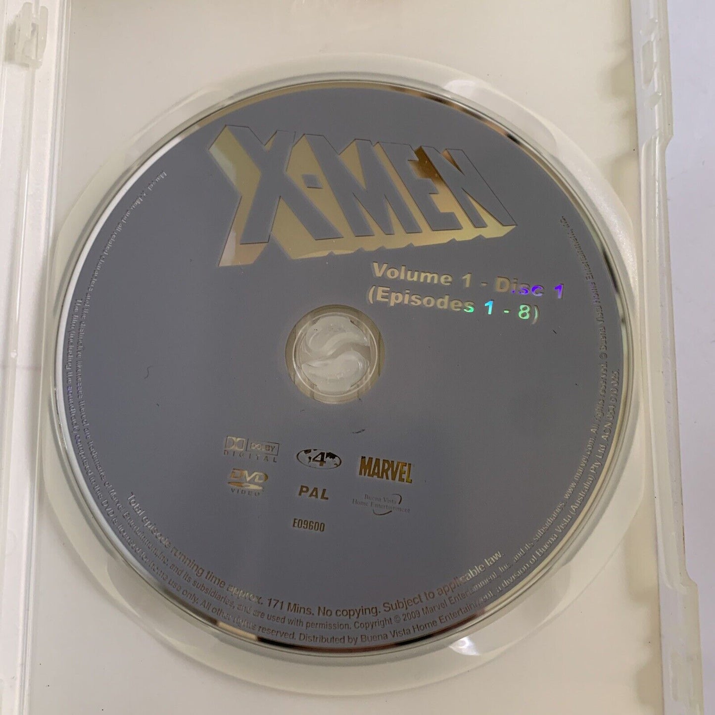 X-Men - Vol 1 Disc 1 (DVD, 1992) Region 4